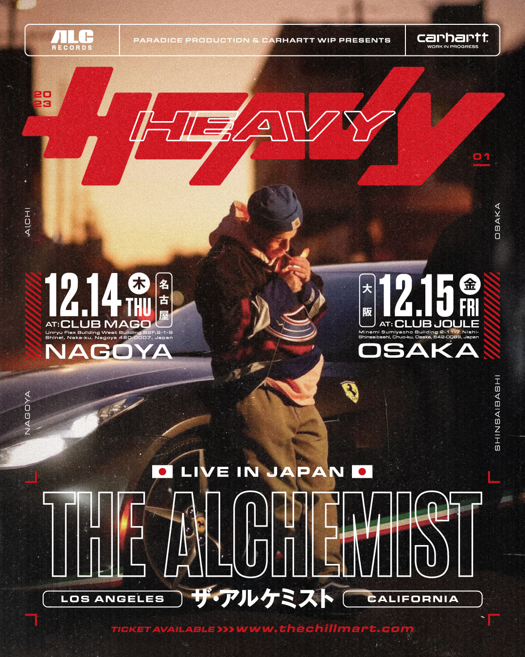 “HEAVY” Vol.01 w/ THE ALCHEMIST・Live in Japan