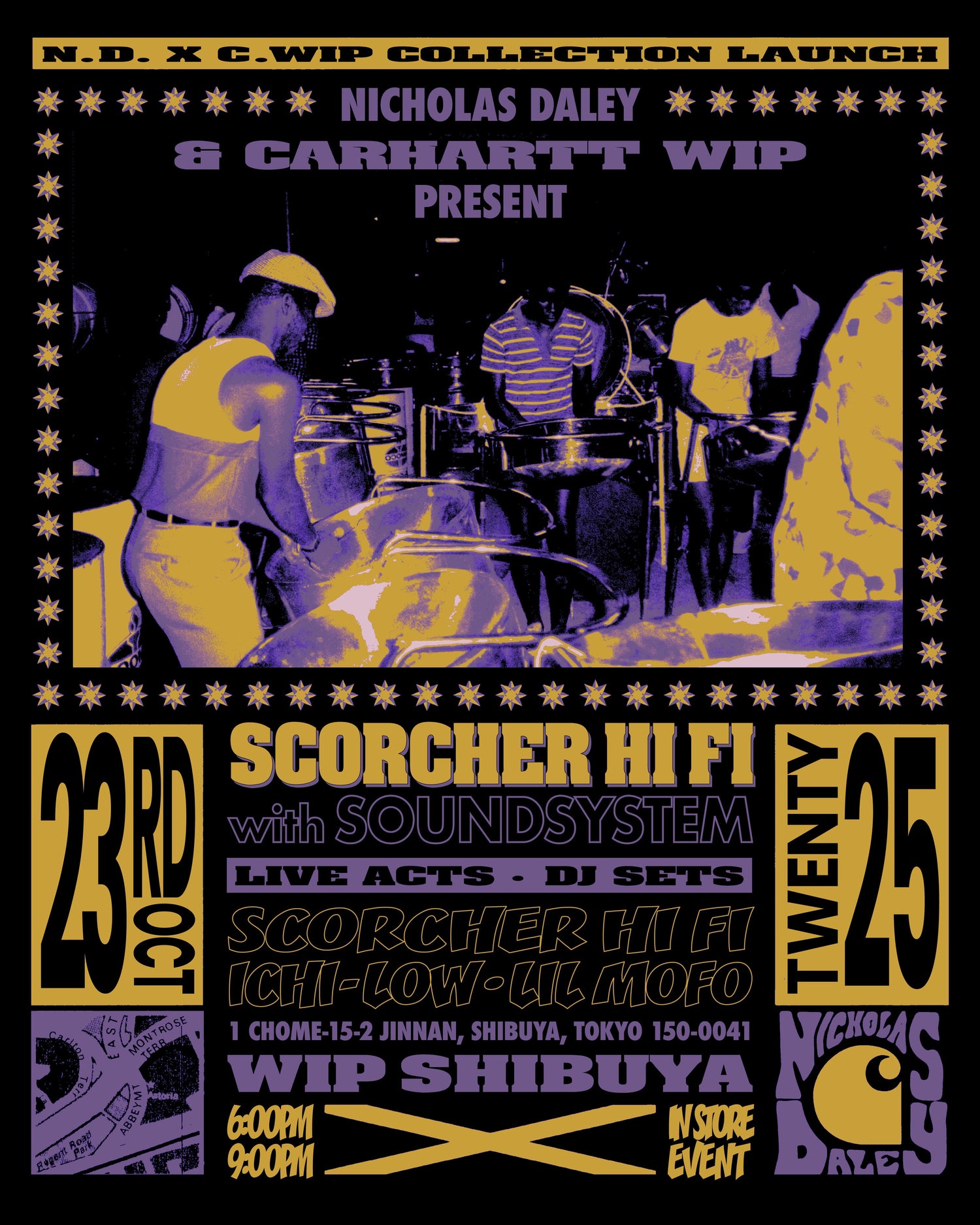 CARHARTT WIP X NICHOLAS DALEY IN-STORE LAUNCH EVENT