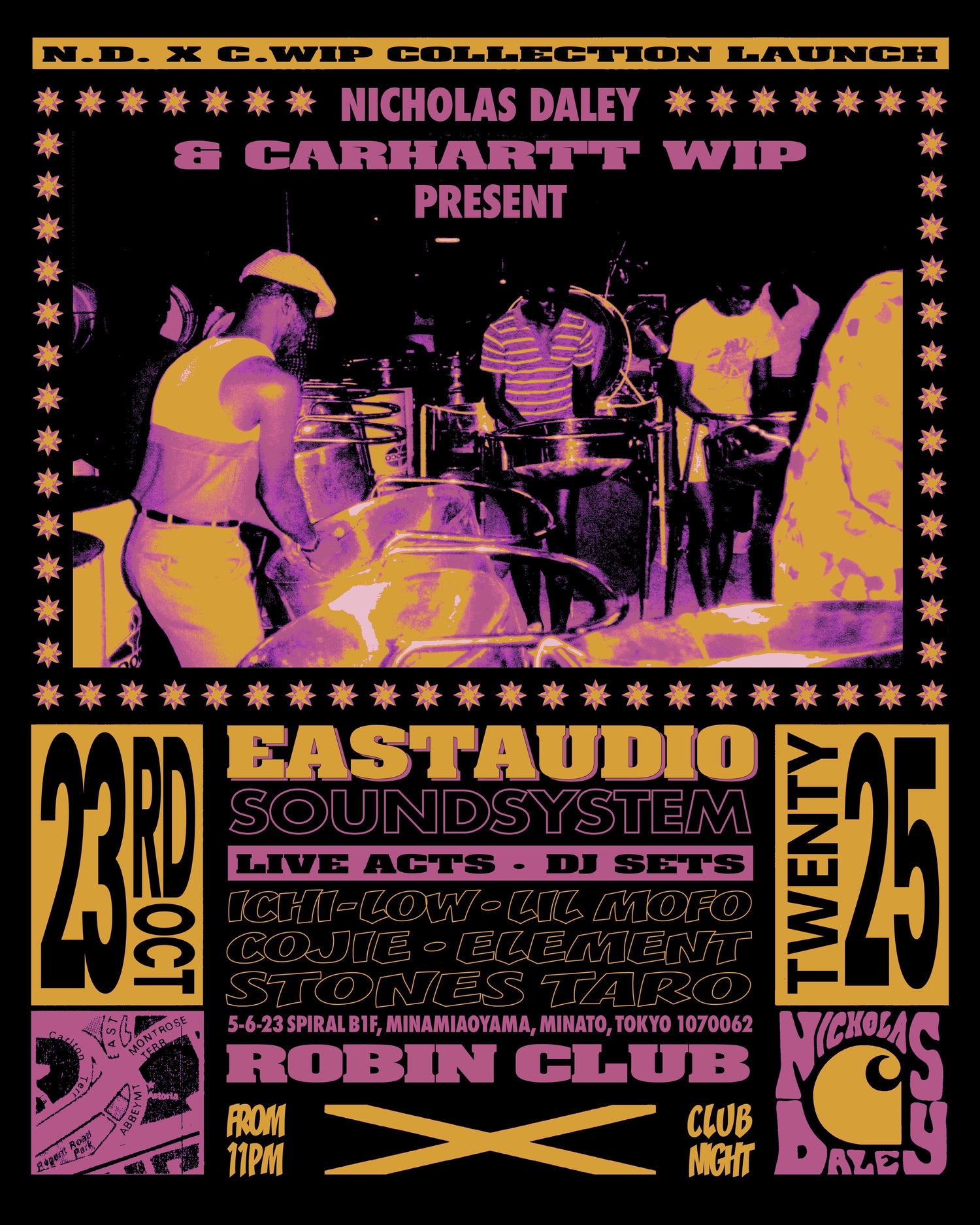 CARHARTT WIP X NICHOLAS DALEY AFTER PARTY