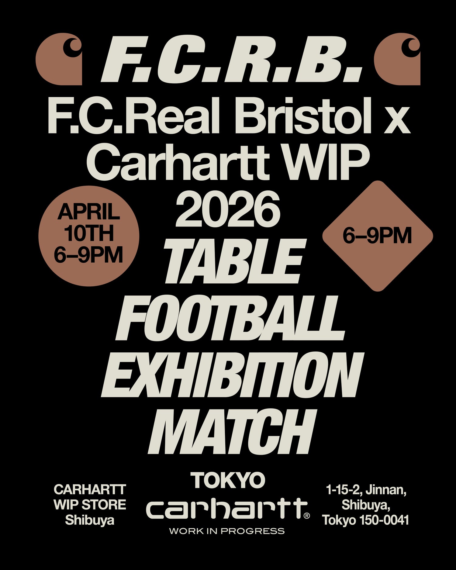 F.C. Real Bristol x Carhartt WIP Reception Party