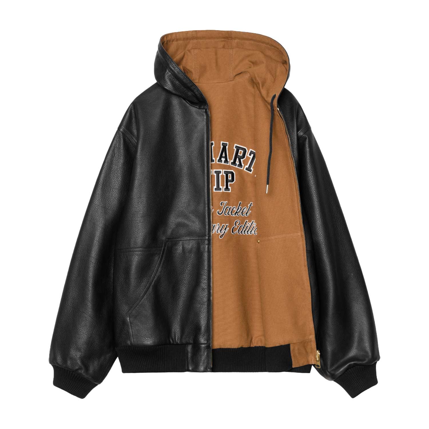 50 YEARS ANNIVERSARY OG A JACKET LEATHER - Black / Hamilton Brown