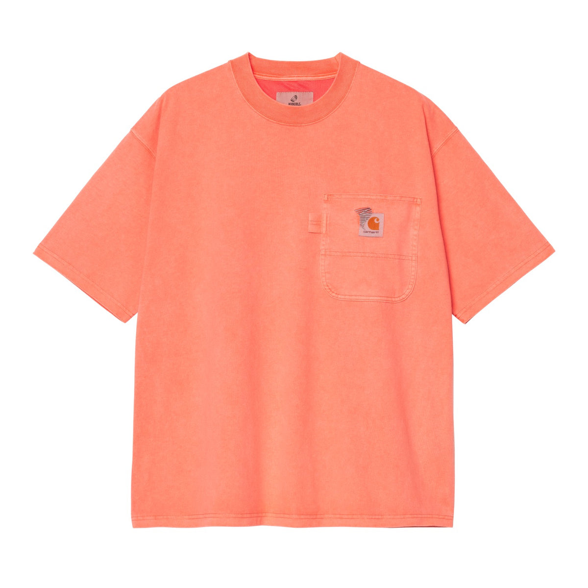 インビンシブルS/SピグメントダイTシャツ
