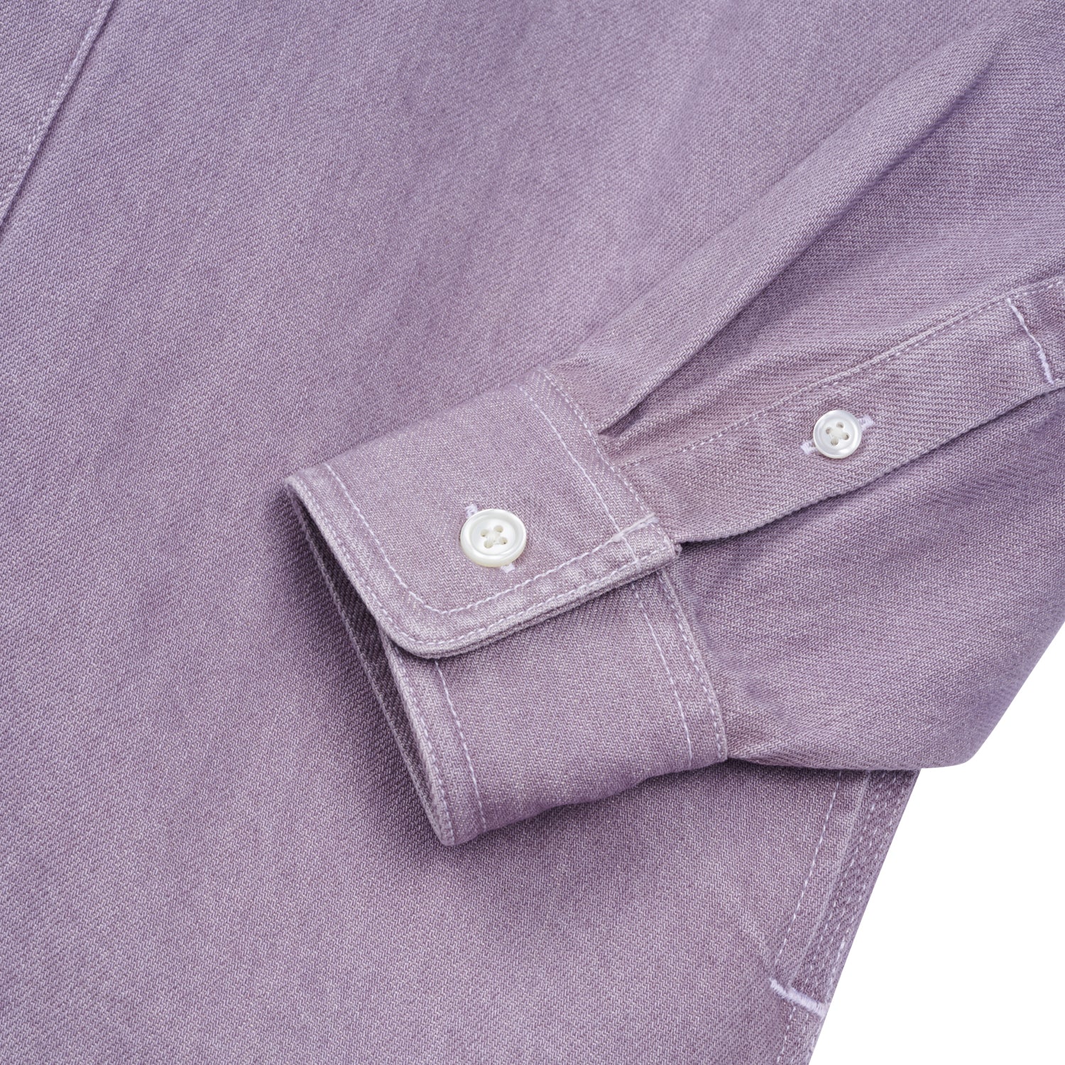 L/S NASH SHIRT - Sea Fog (enzyme bleach washed)