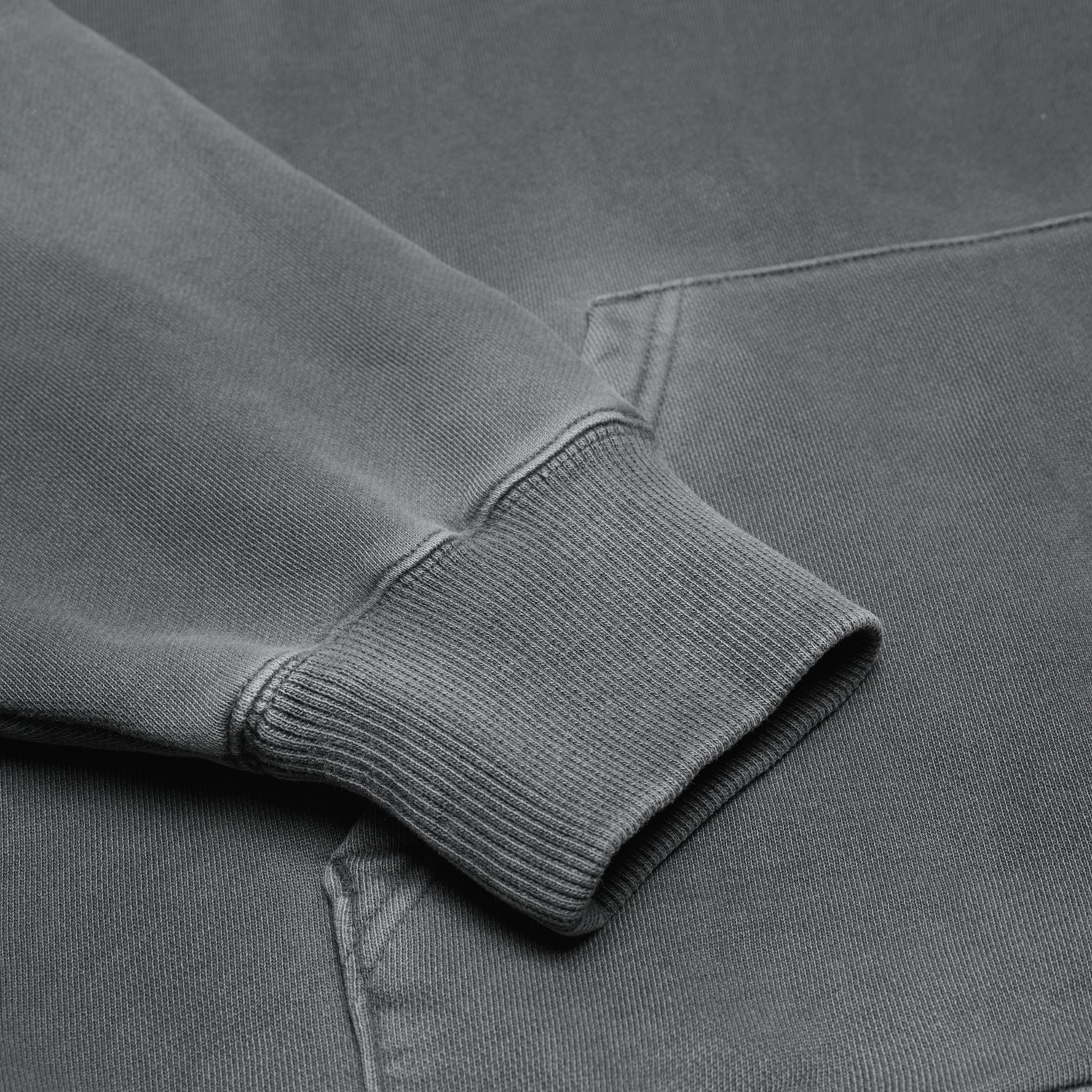 HOODED ORSON SWEAT - Charcoal Grey (pigment)