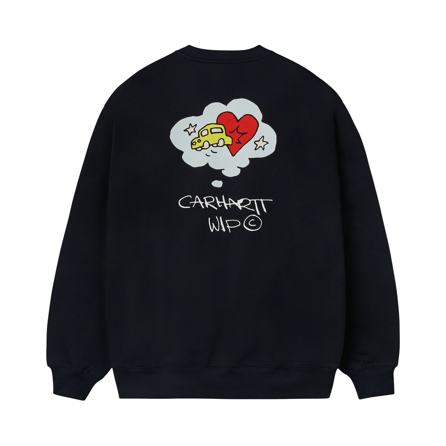 CRUSH HEART SWEAT - Navy