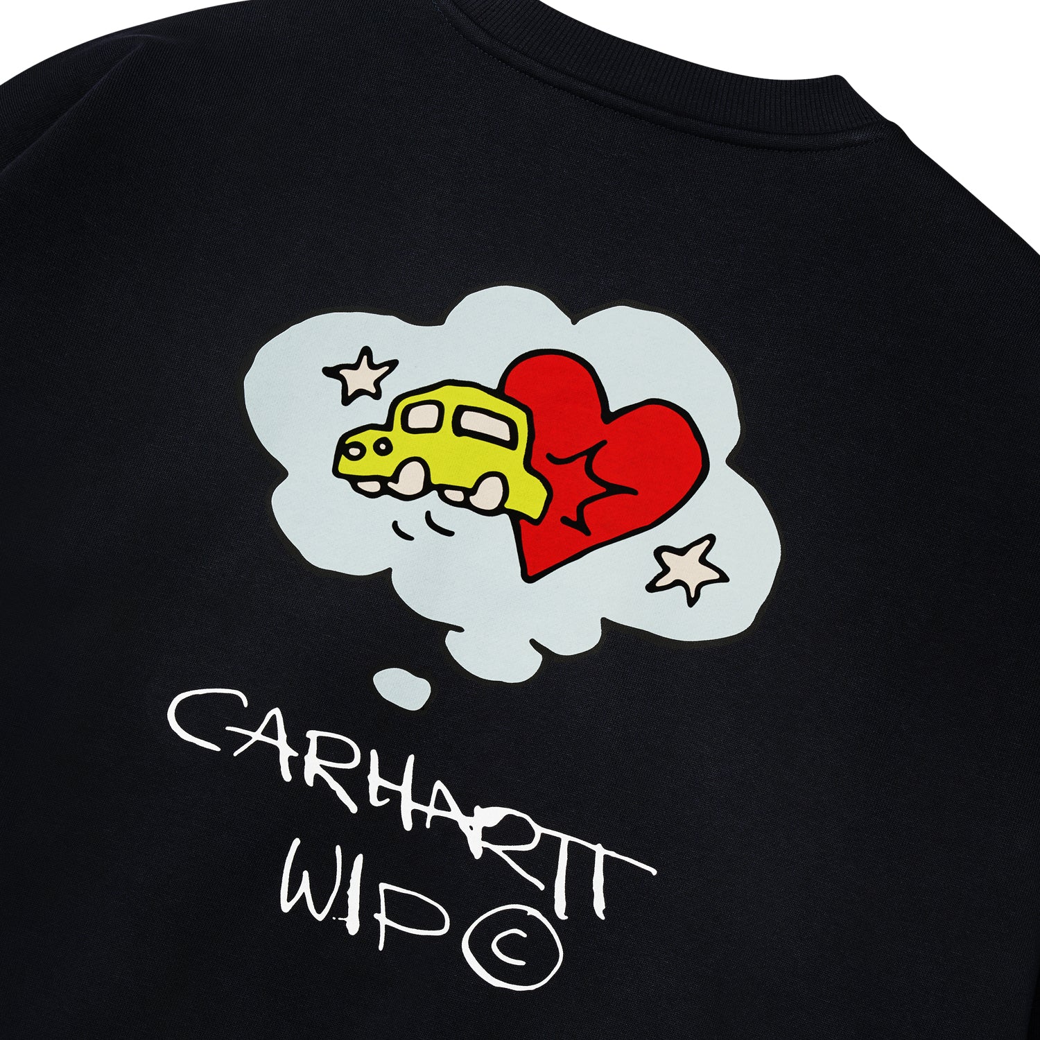 CRUSH HEART SWEAT - Navy