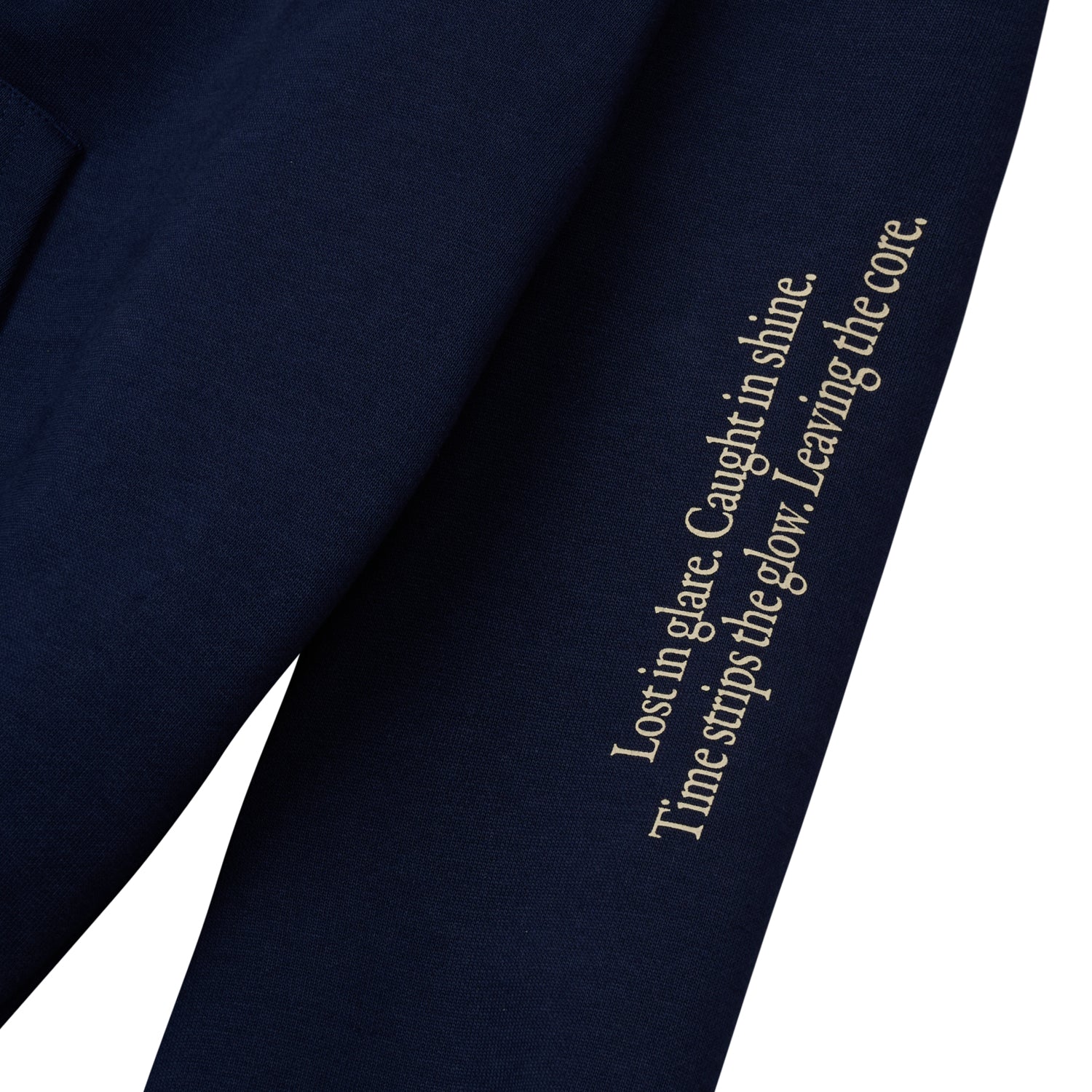 HOODED BEDAZZLE SWEAT - Air Force Blue