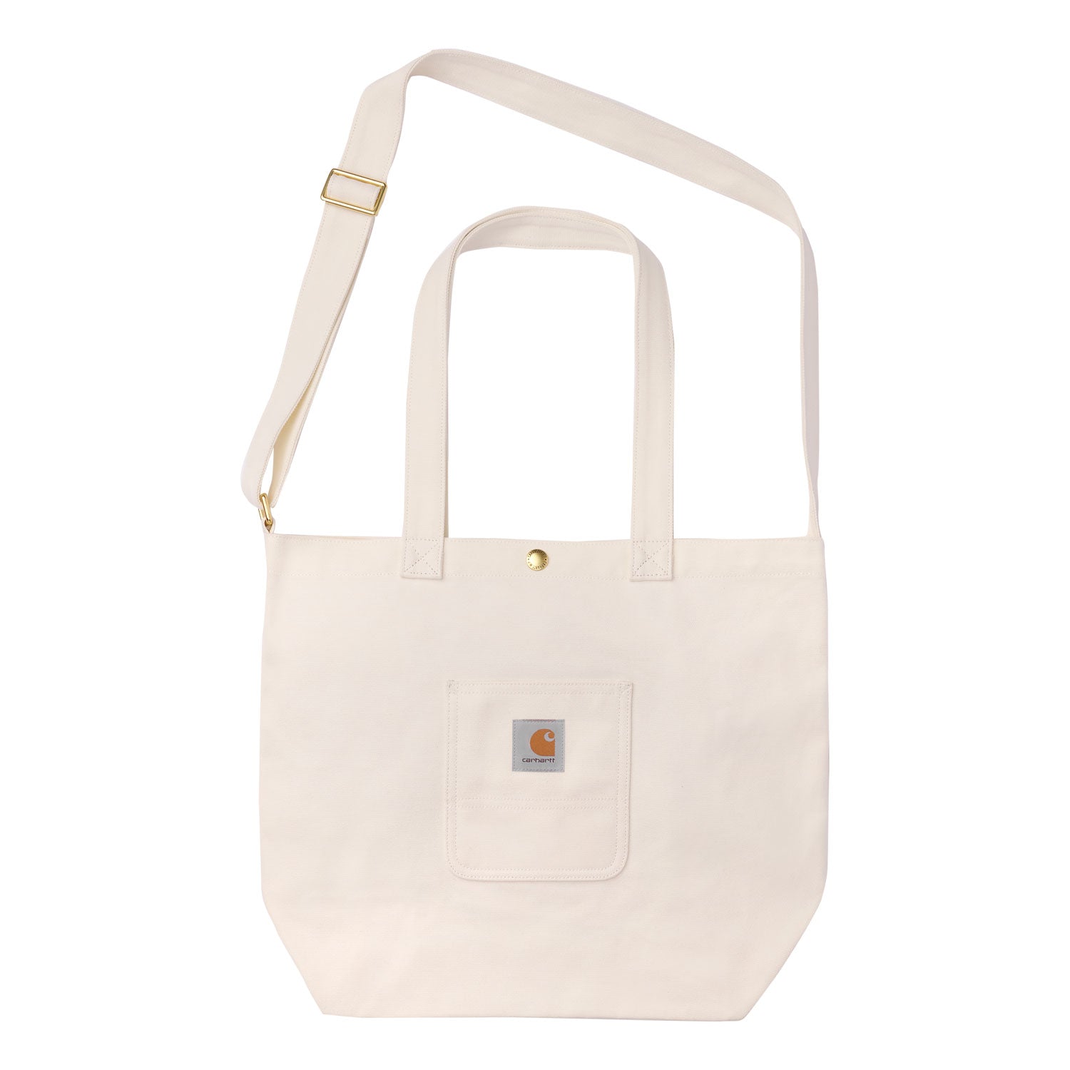 Carhartt　リメイク2wayトートバッグ　ショルダーバッグ　ベージュ ワークポケット2ウェイバッグ