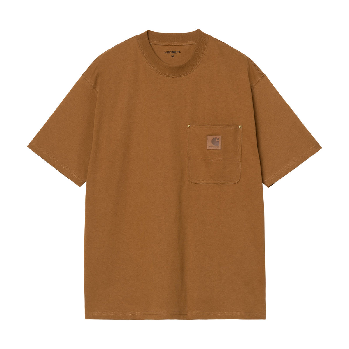アミリ イエローペイント ブリーチ 半袖 Tシャツ ブラウン L