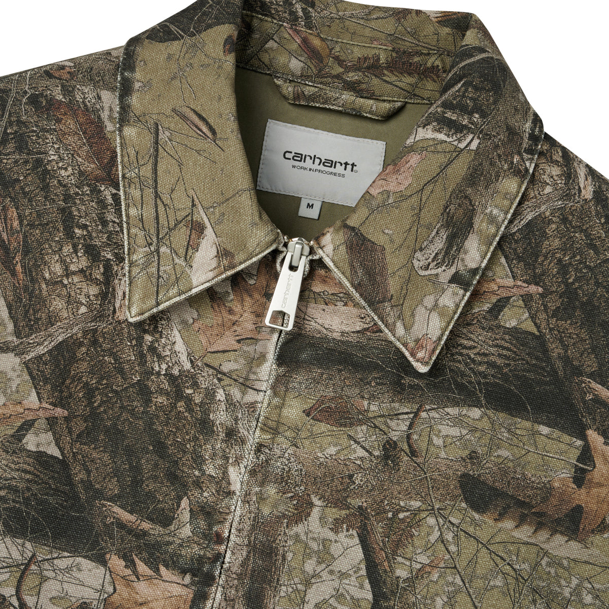 Stanton Jacket - Camo Feather Tree, Khaki stone washed