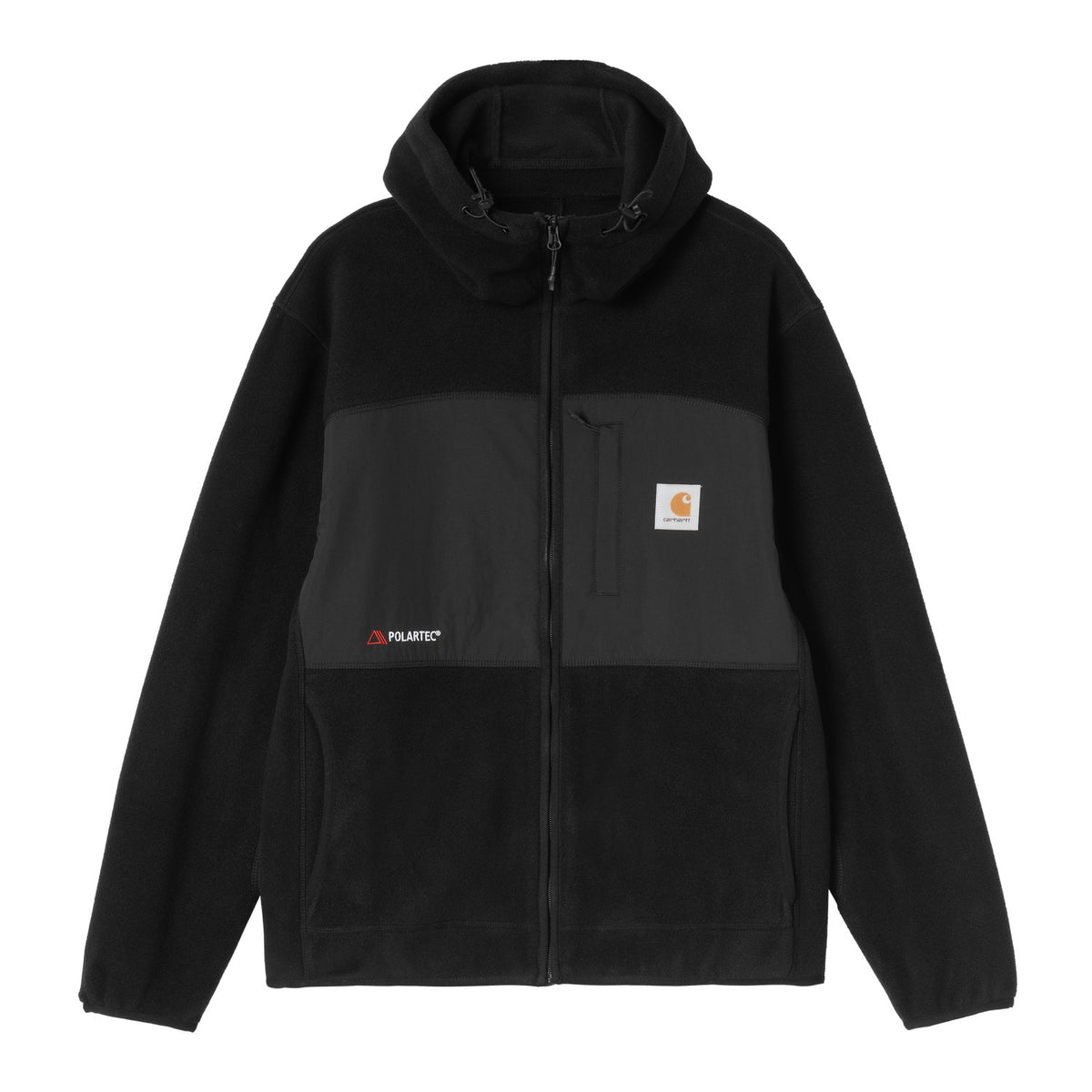 Hooded Polartec Jacket - Black