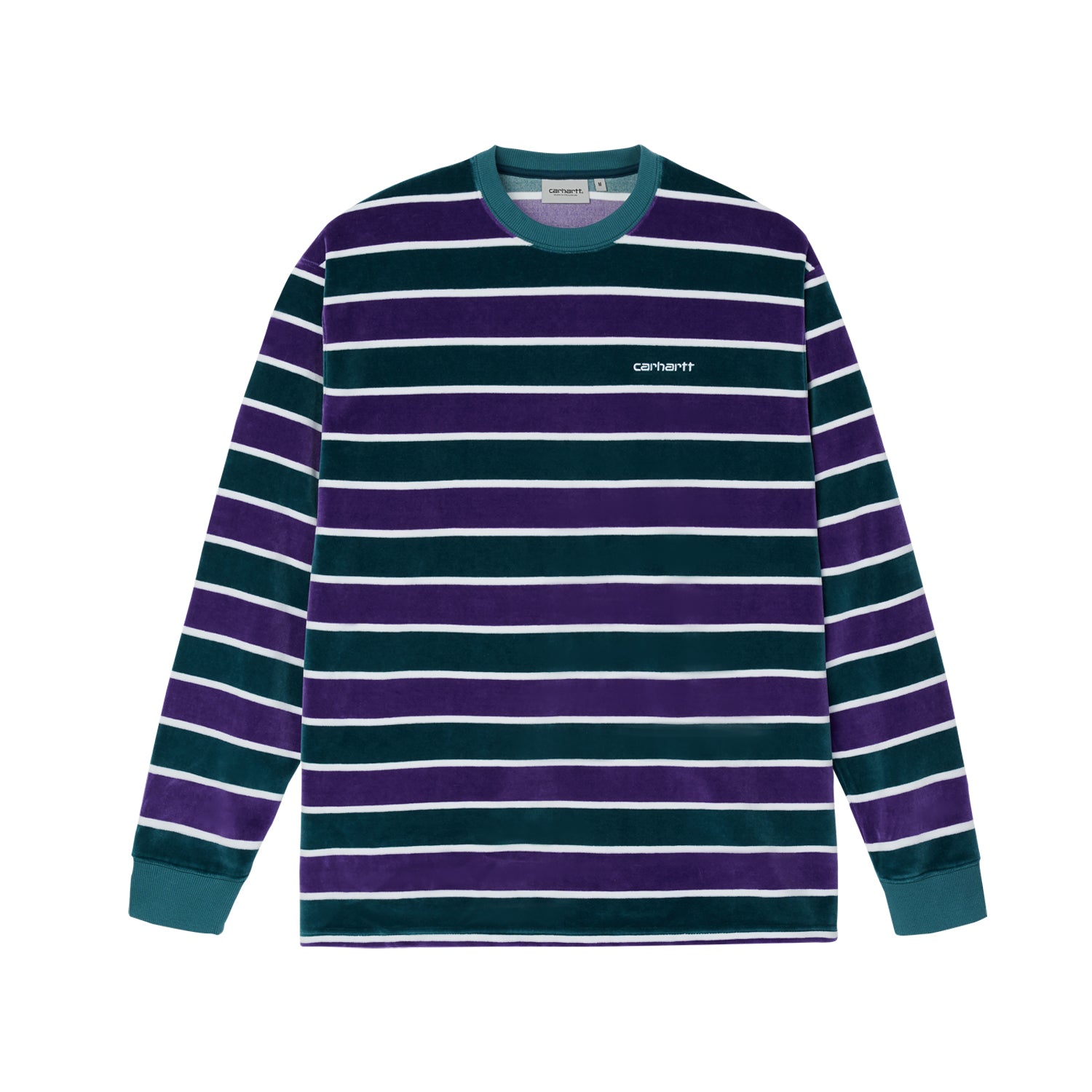 ロングスリーブベロアストライプTシャツ ロングスリーブベロアストライプTシャツ