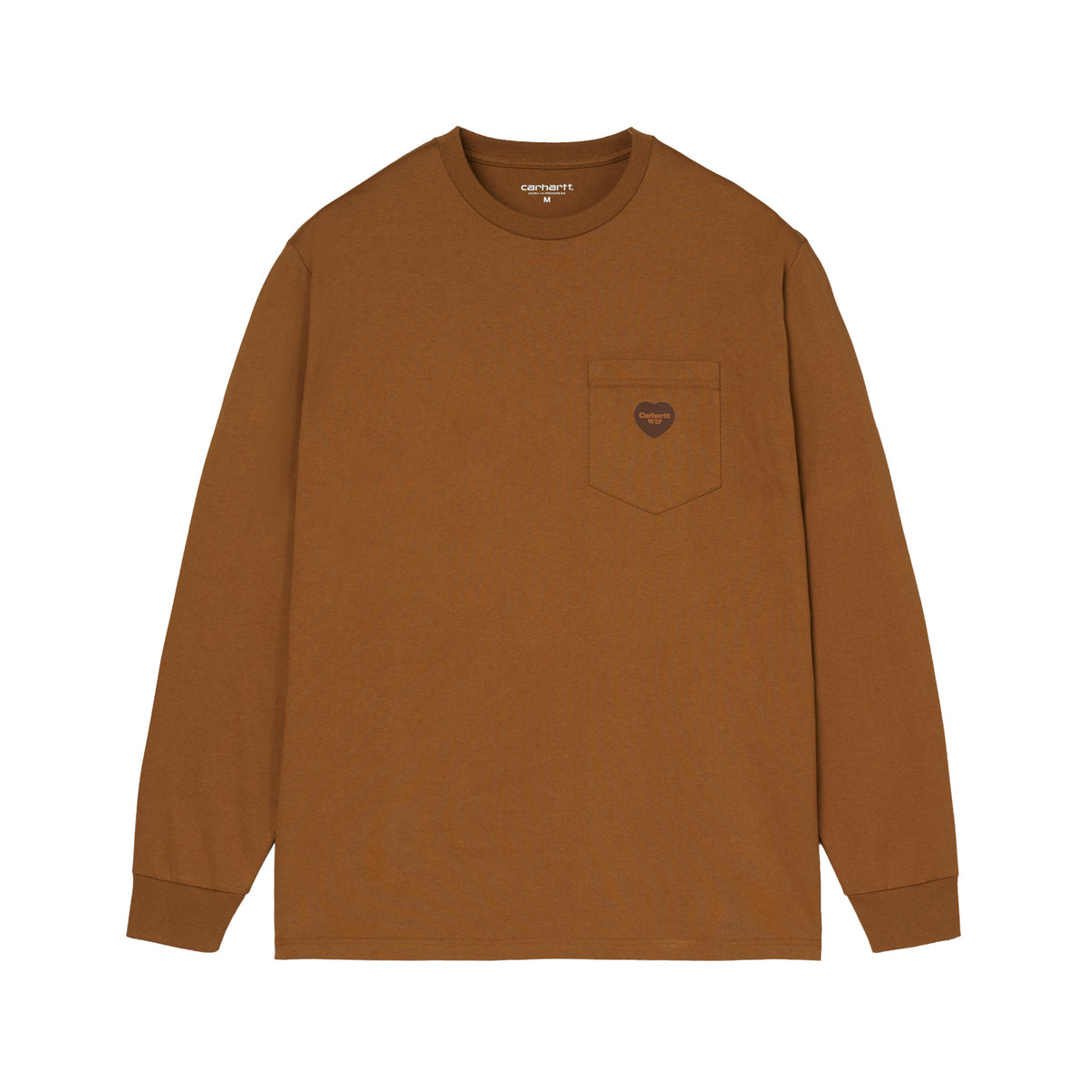 L/S WIP Heart Pocket T-shirt - WIP H Brown