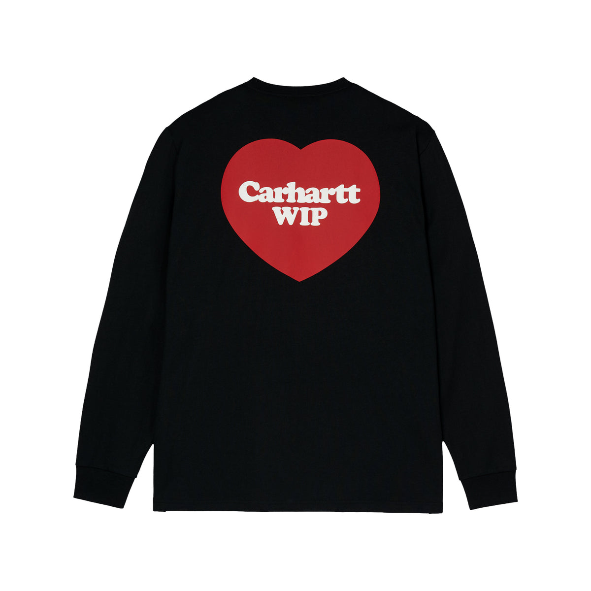 L/S WIP Heart Pocket T-shirt - Black