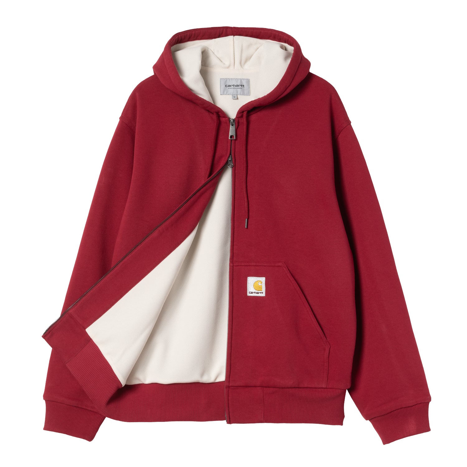 ACTIVE SWEAT JACKET - Scarlet (stone washed)
