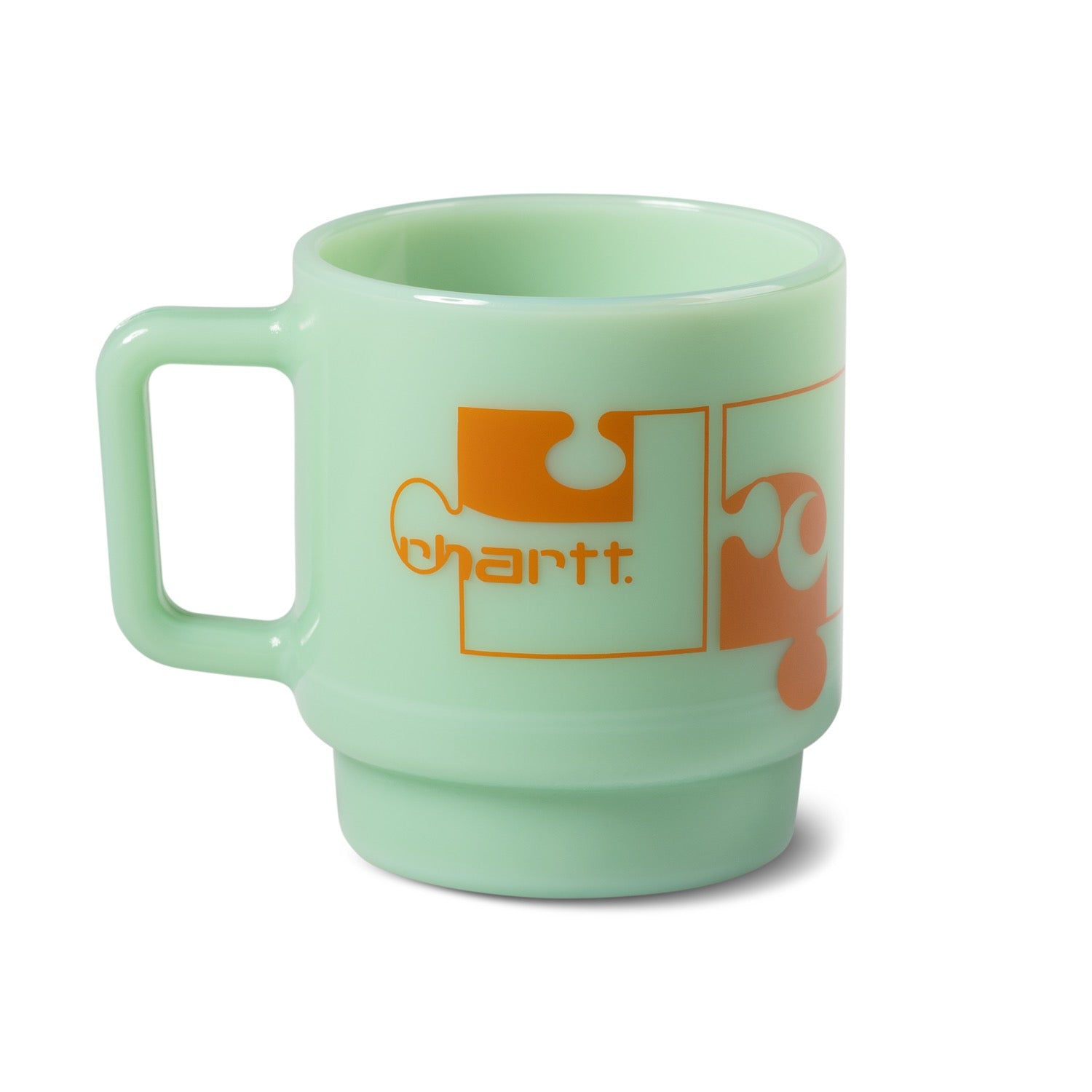 ASSEMBLE GLASS MUG - Jade/Carhartt Orange