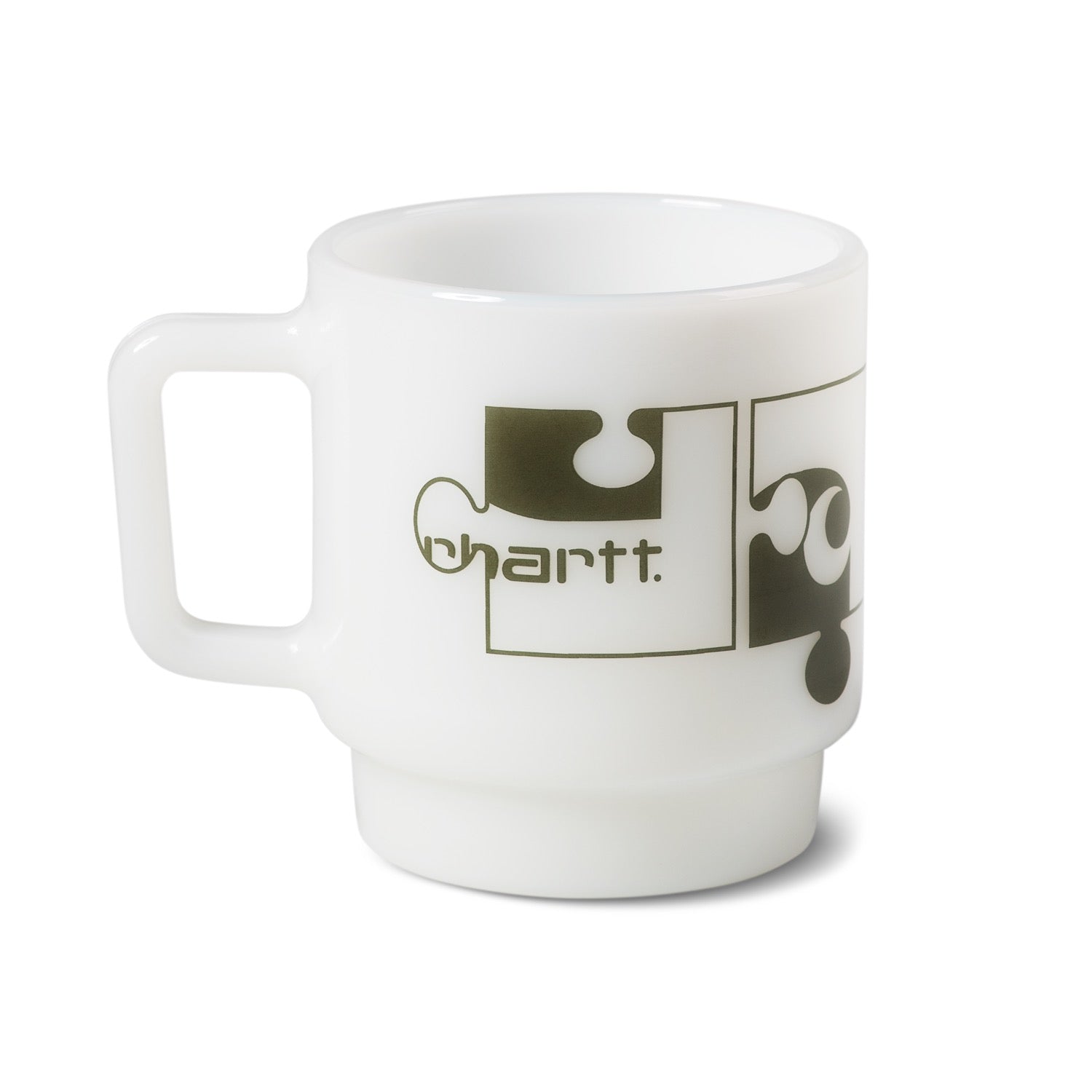 ASSEMBLE GLASS MUG - White / Plant