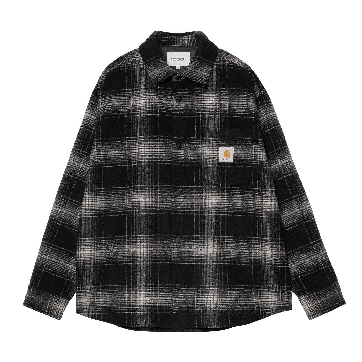BRENNAN SHIRT JAC  - Brennan Check, Black / Wax