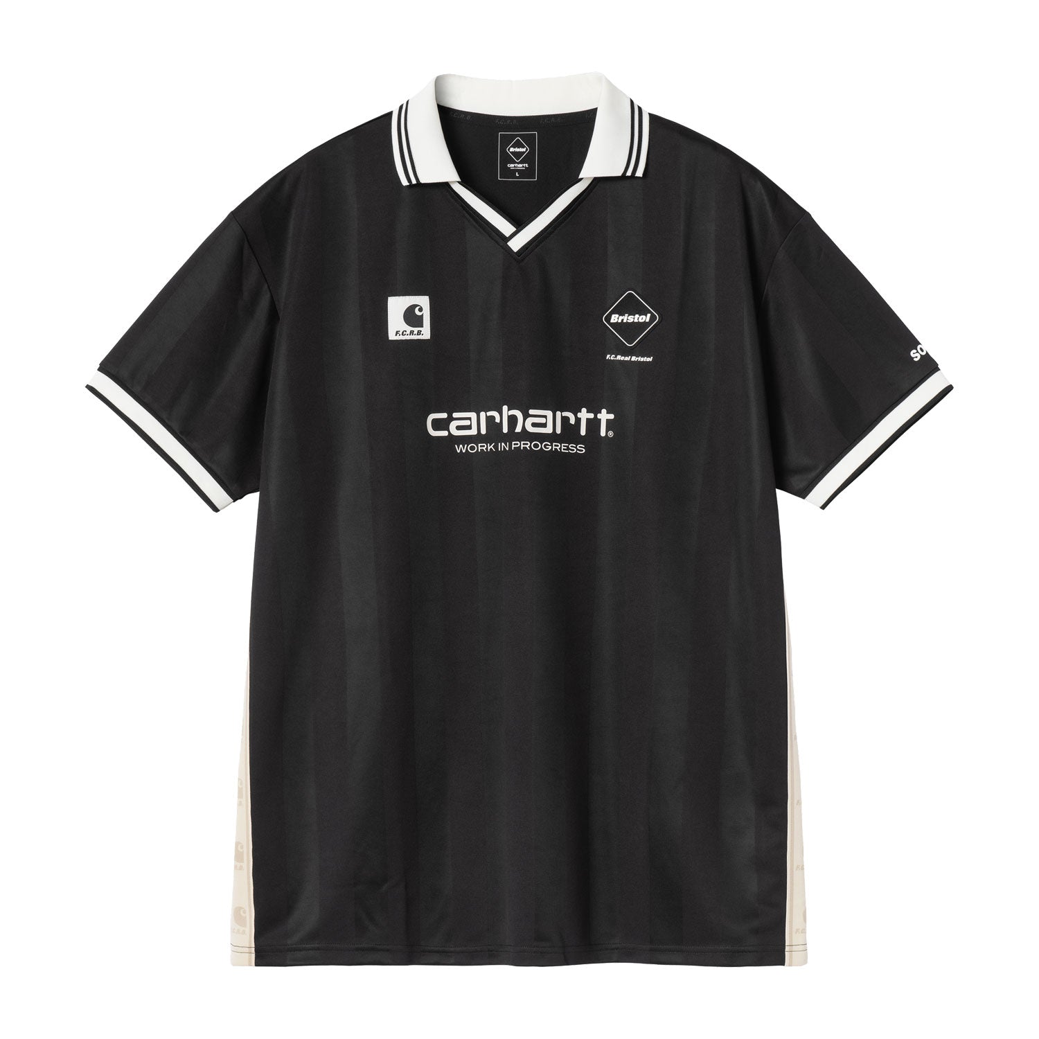 CARHARTT WIP x FCRB GAME SHIRT - BLACK