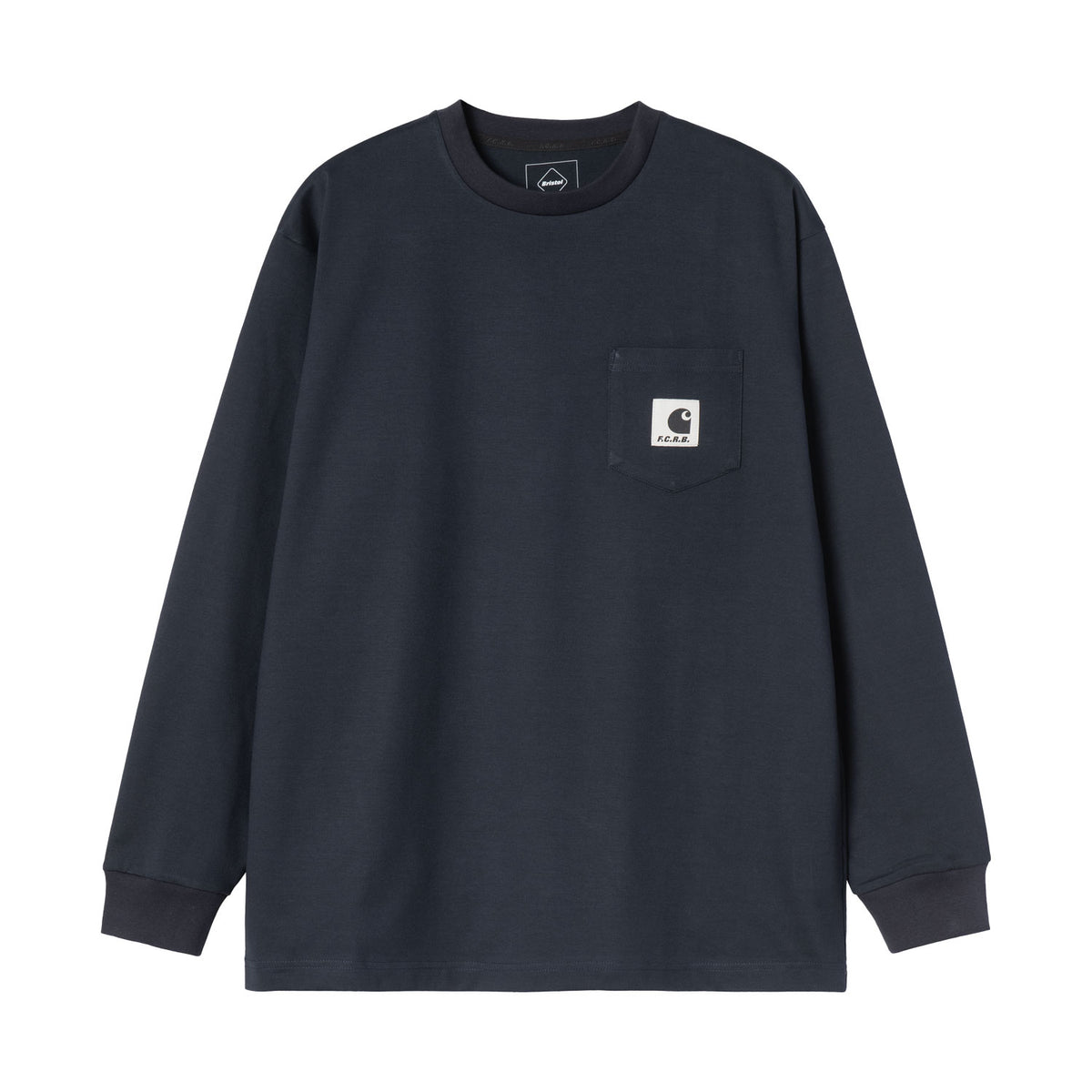 新品XL黒F.C.Real BristolロンTシャツAUTHENTIC L/S TEAM POCKET TEE 