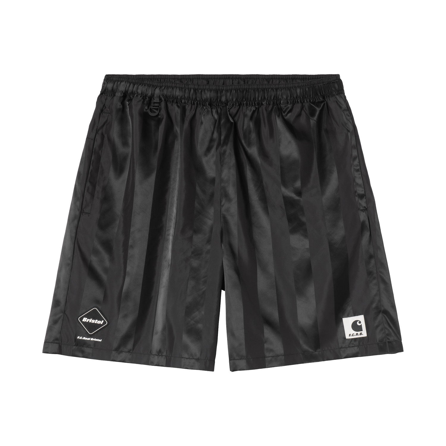CARHARTT WIP x FCRB GAME SHORTS - BLACK