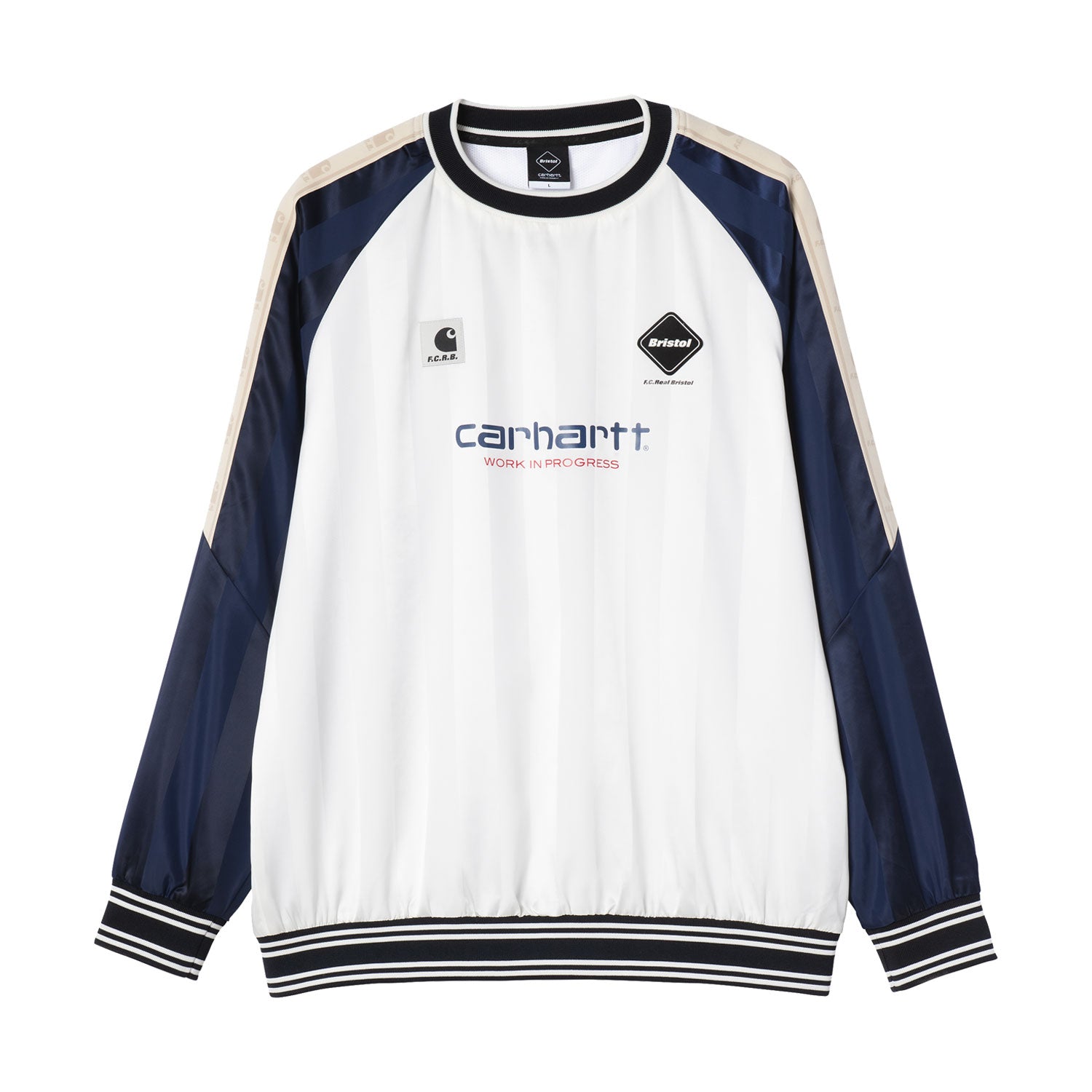 CARHARTT WIP x FCRB WARM-UP PISTE - WHITE