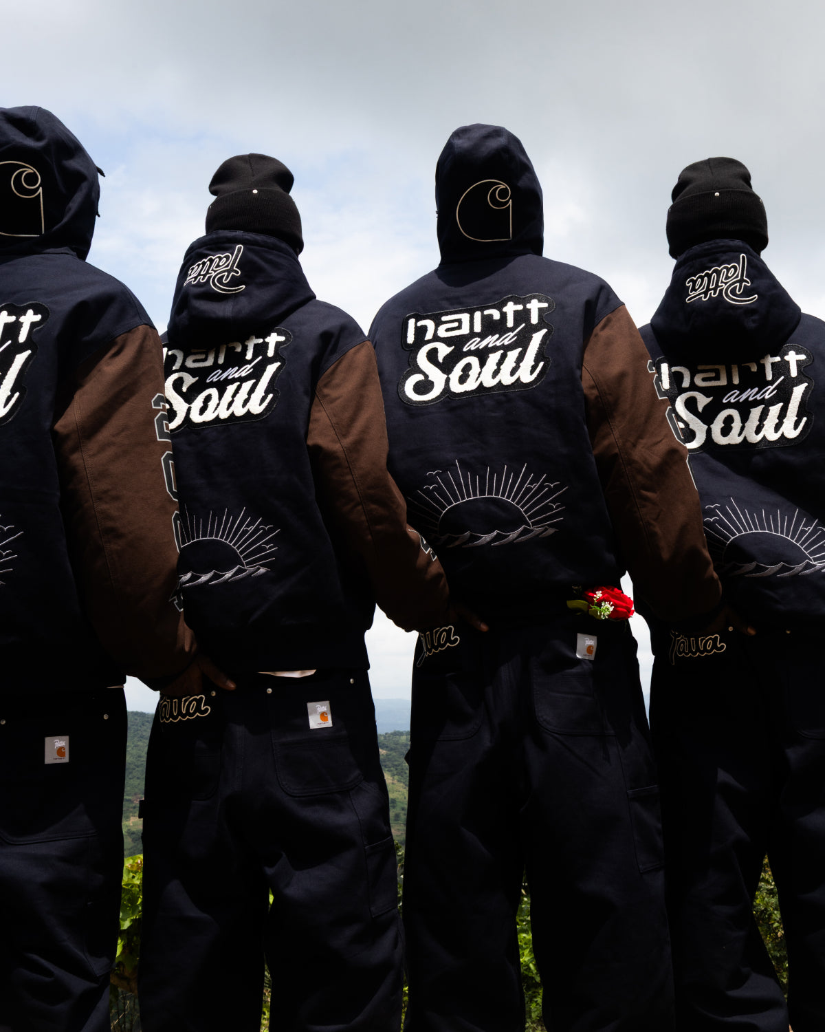 Patta OG Active Jacket - Patta Dark Navy/Patta Tobacco