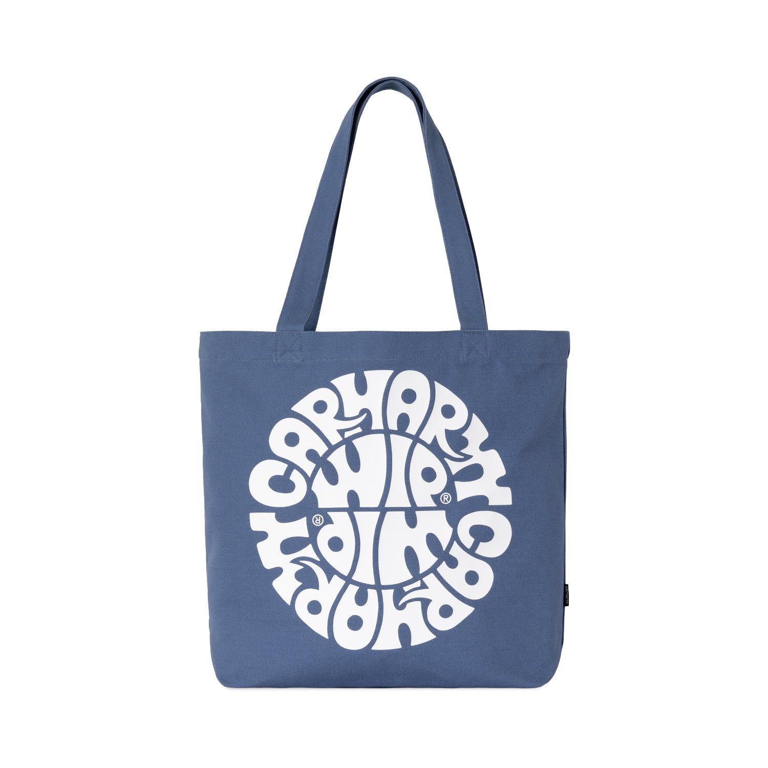 CANVAS GRAPHIC TOTE - Jazzy Print, Blue Iris
