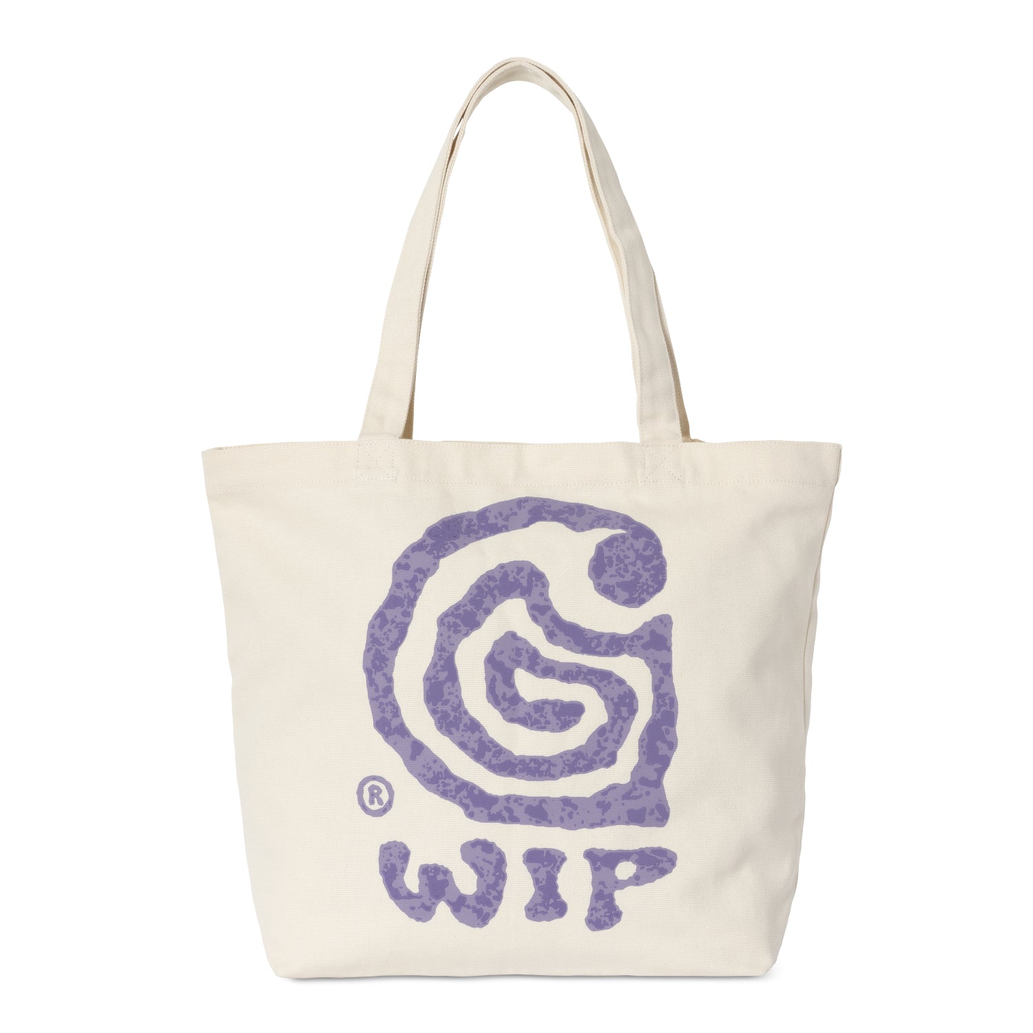 CANVAS GRAPHIC TOTE - Helix Print Natural