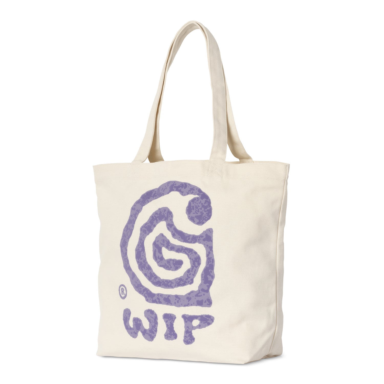 CANVAS GRAPHIC TOTE - Helix Print Natural