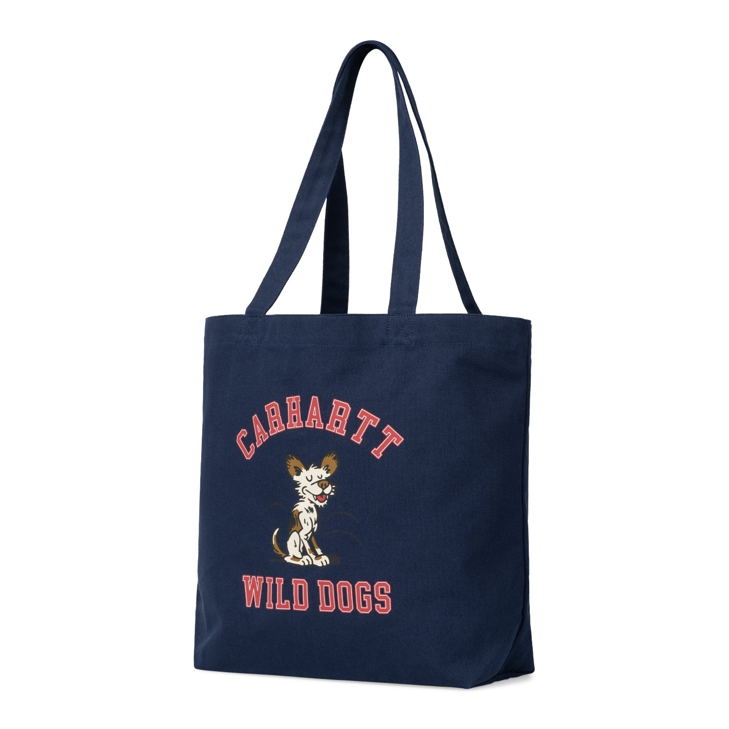 CANVAS GRAPHIC TOTE - Wild Dog Print, Jupiter
