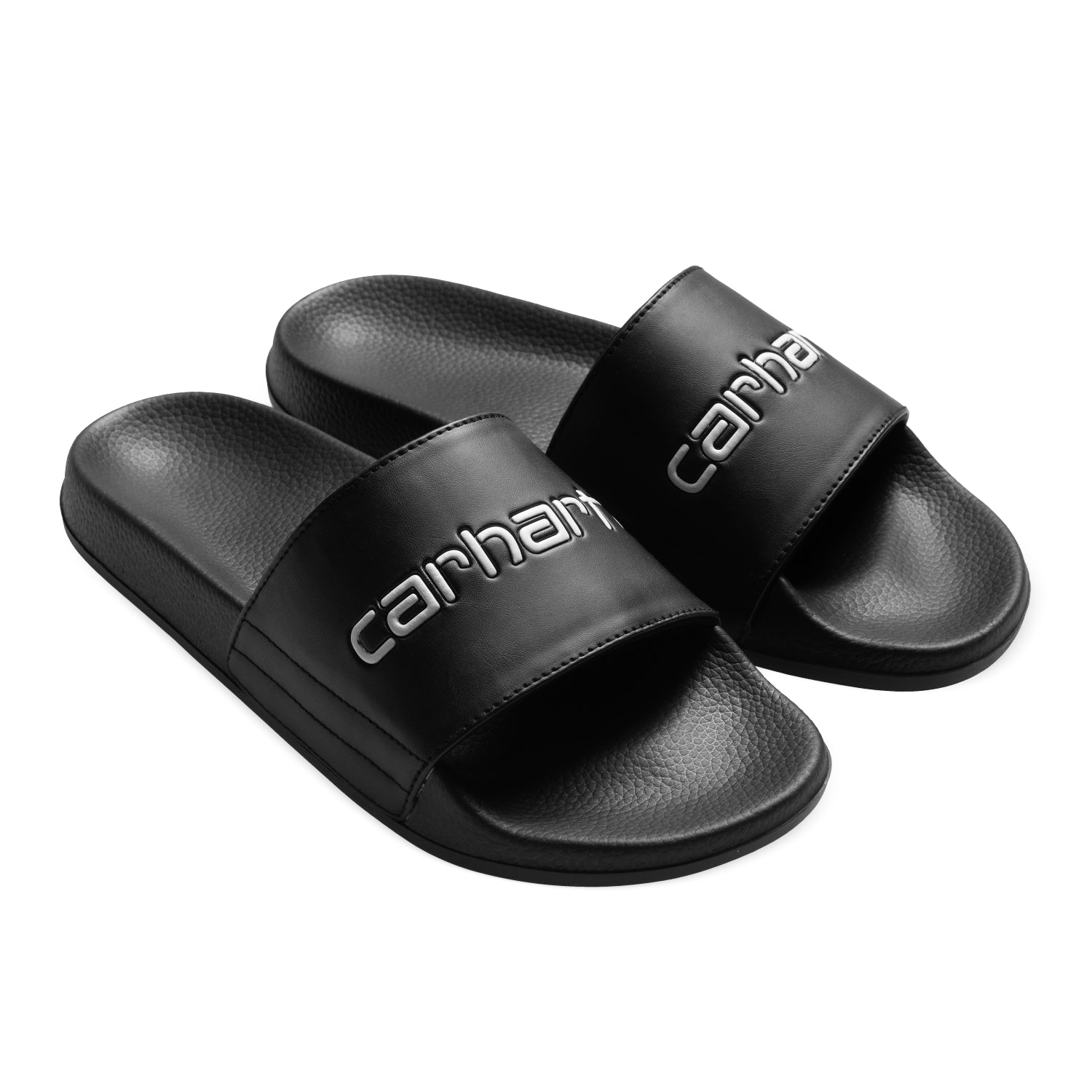 CARHARTT WIP SLIPPERS - Black / White