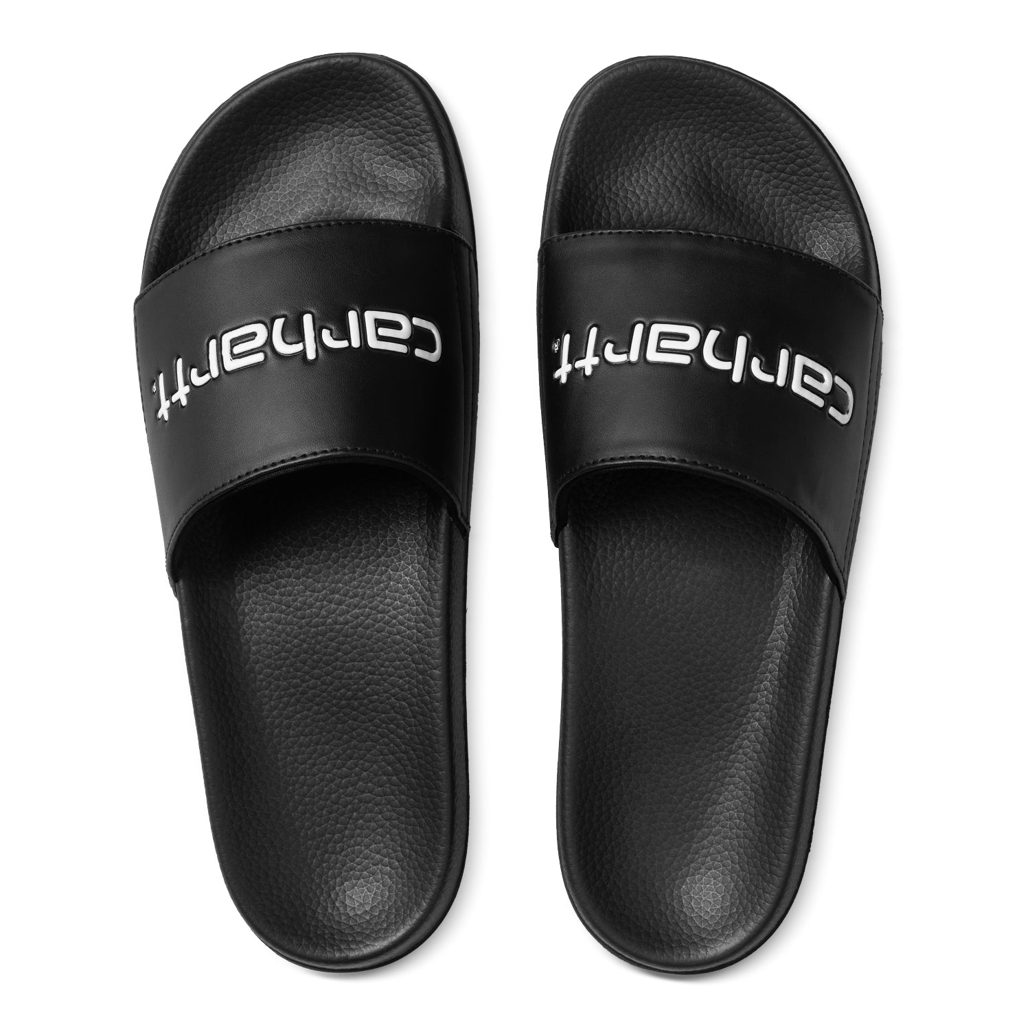 CARHARTT WIP SLIPPERS - Black / White