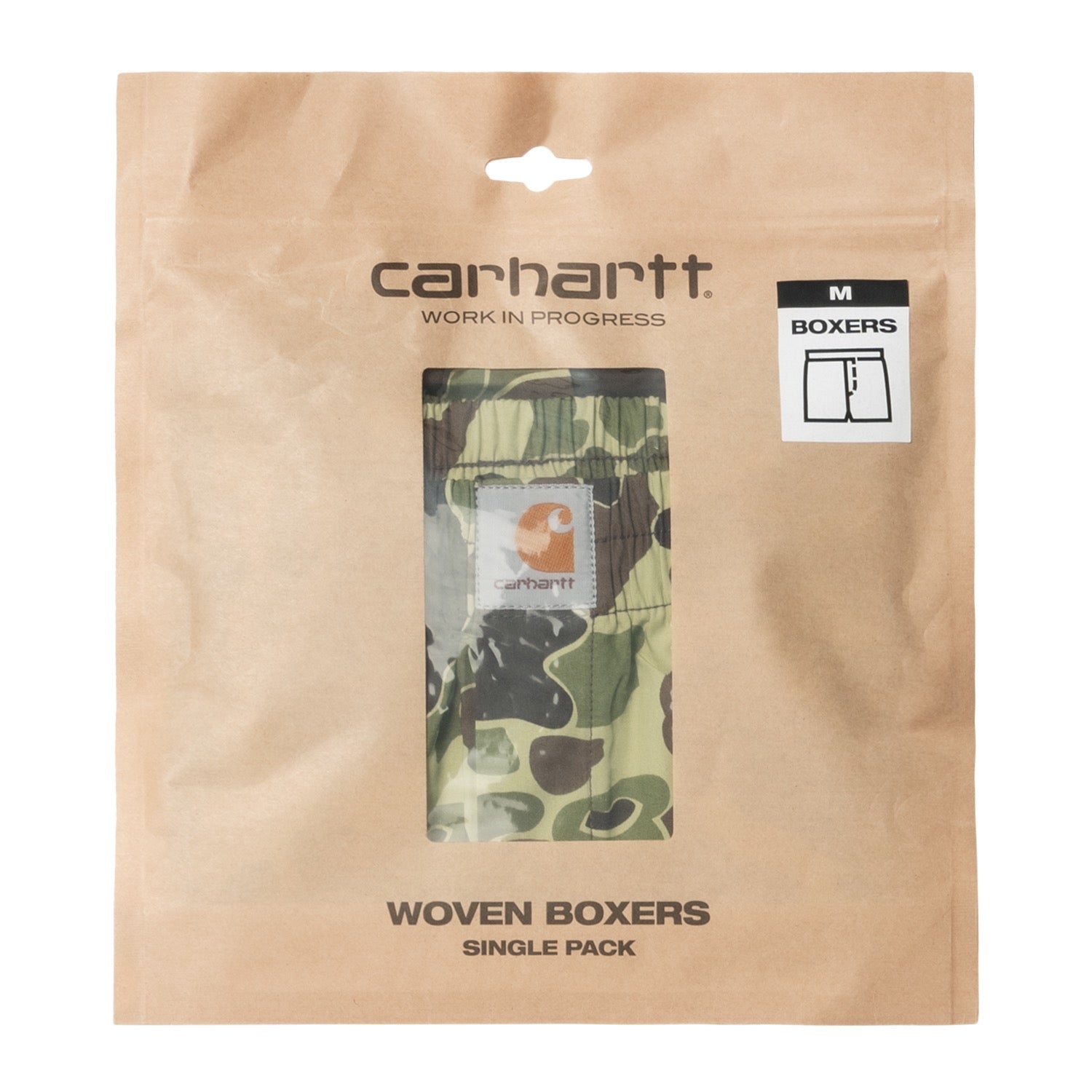 COTTON BOXER - Camo Duck Green