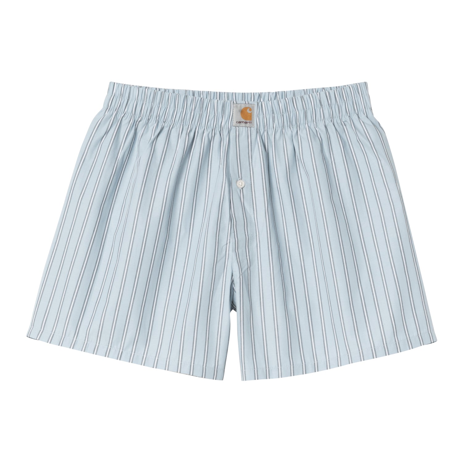 COTTON BOXER - Grimsby Stripe, Blue Fog