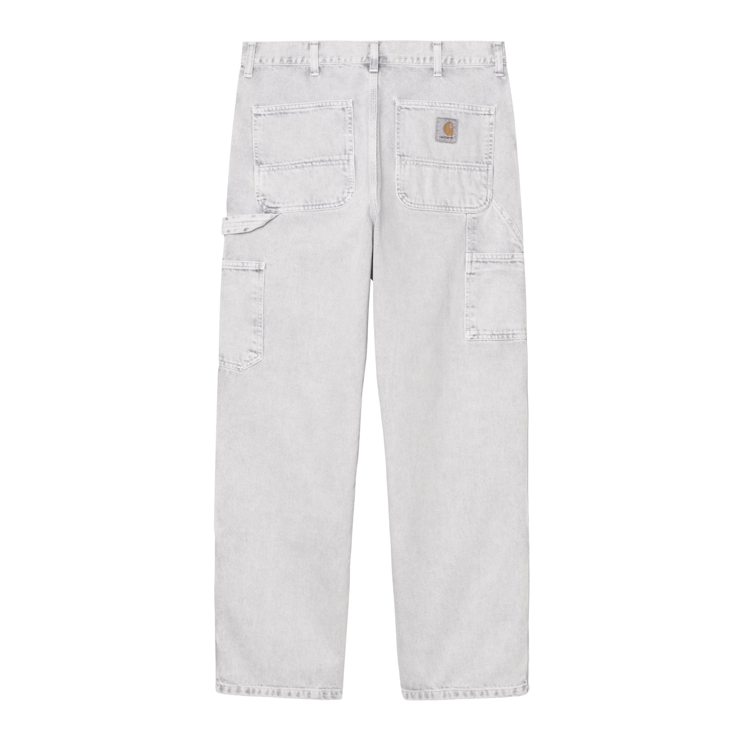 DOUBLE KNEE PANT - Black (chalk wash)