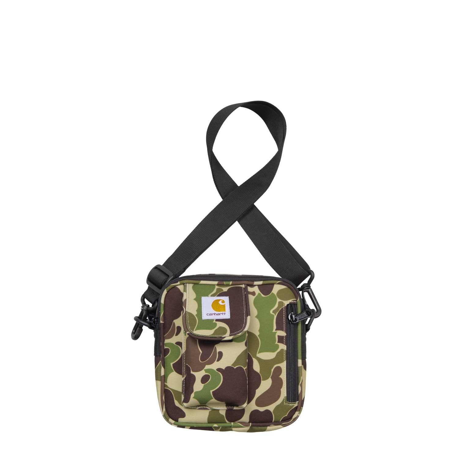 ESSENTIALS BAG SMALL - Camo Duck Green