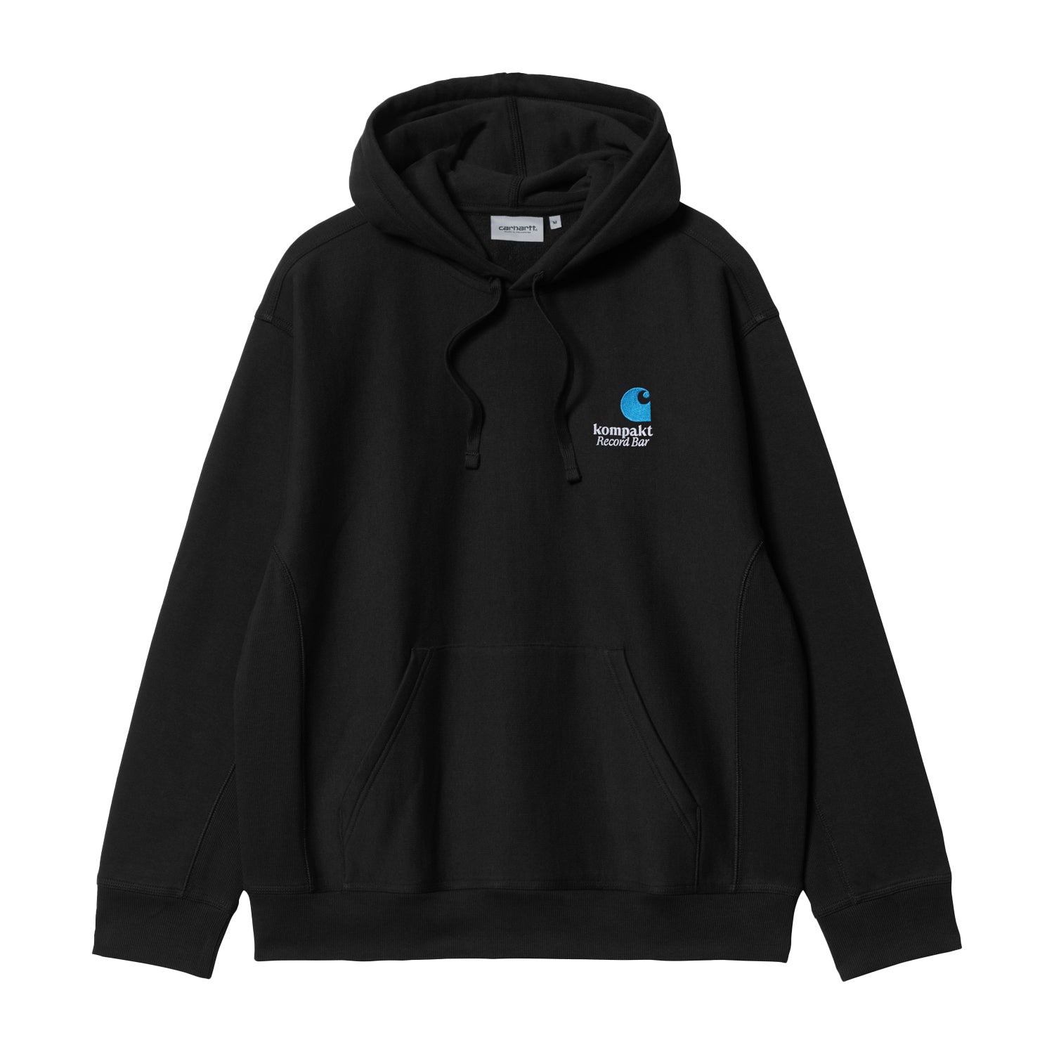 HOODED KOMPAKT SWEAT - Black