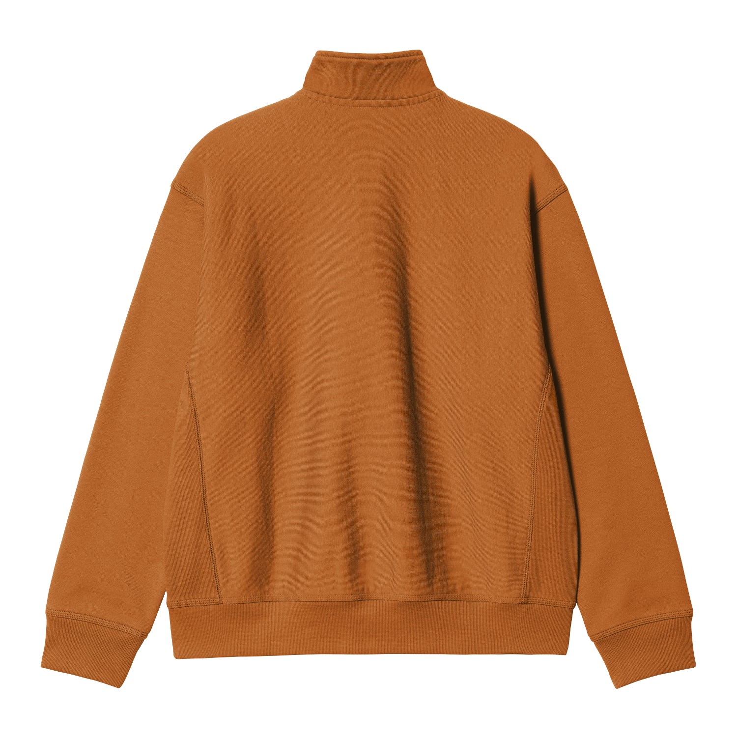 HALF ZIP AMERICAN SCRIPT SWEAT - Sienna