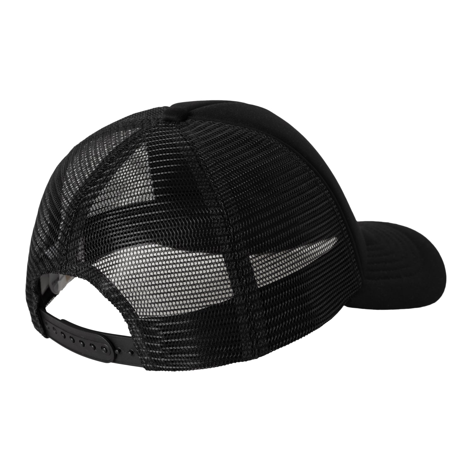 HEART PATCH TRUCKER CAP - Black