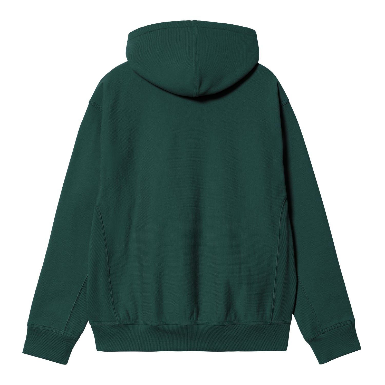 HOODED AMERICAN SCRIPT SWEAT - Dark Fir