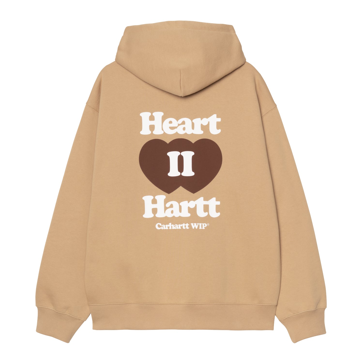 HOODEDHEART II HARTT SWEAT JACKET - Dusty H Brown