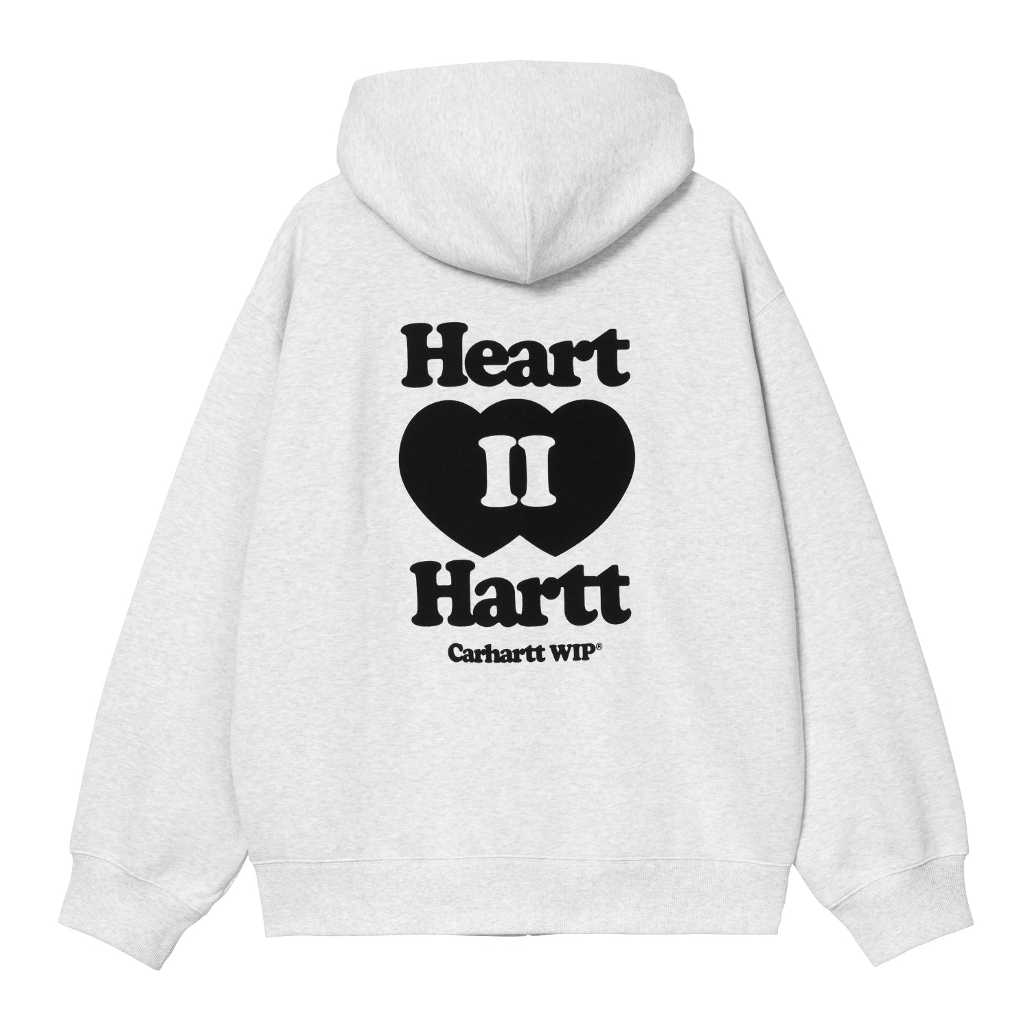 HOODEDHEART II HARTT SWEAT JACKET - Ash Heather