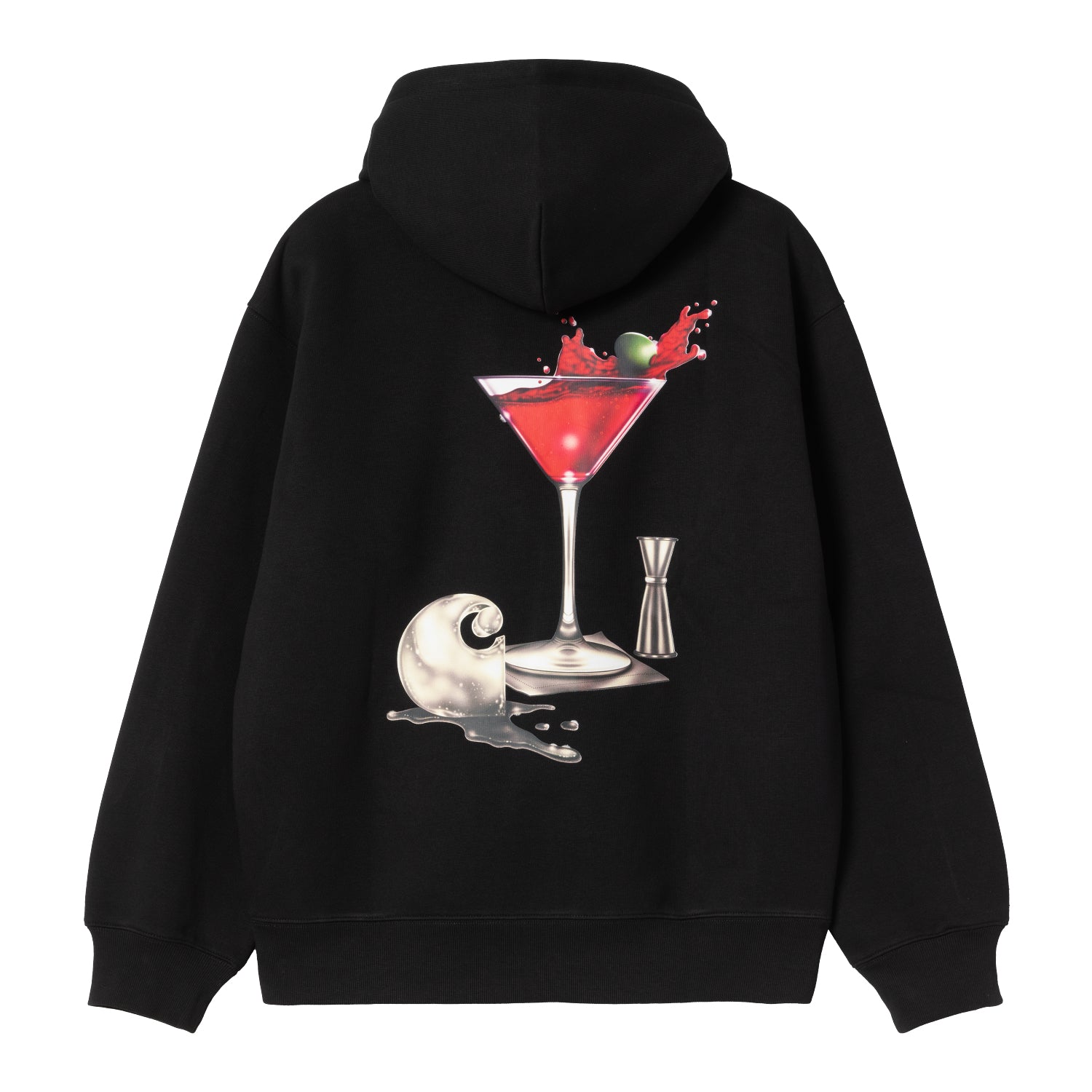 HOODED JAKE GARCIA SWEAT - Black
