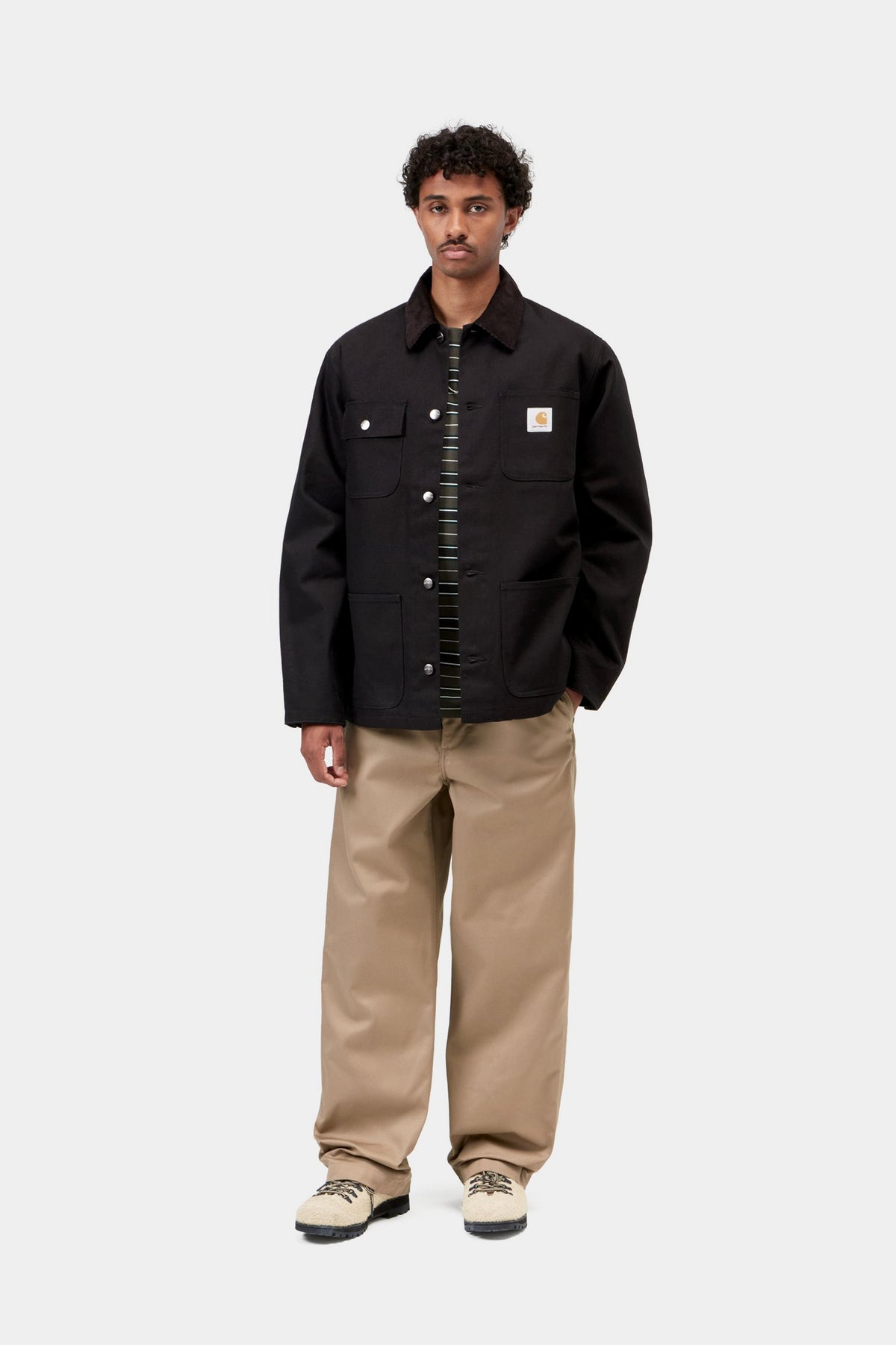 Michigan Coat - Black / Black rigid