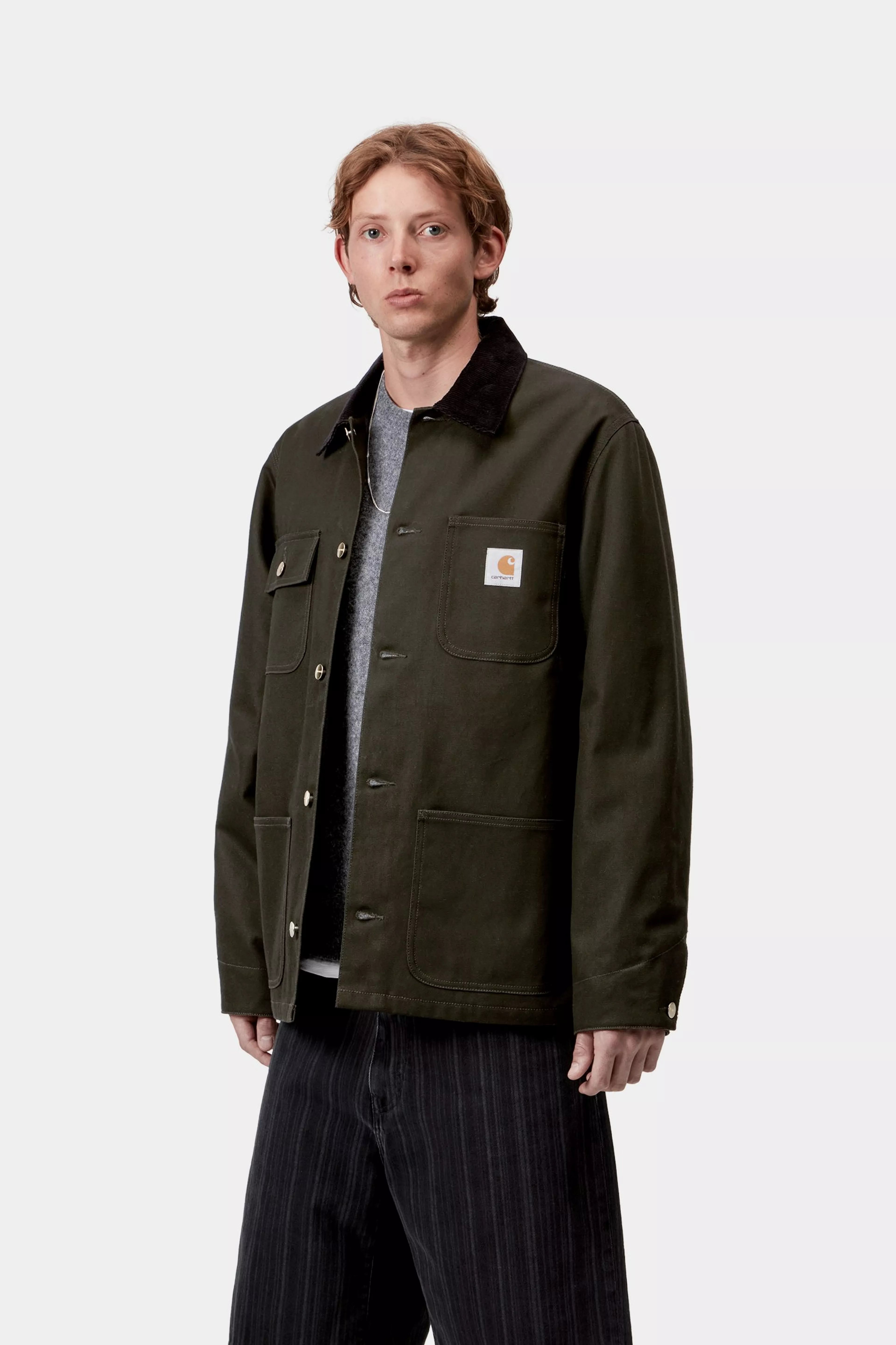 MICHIGAN COAT - Olive / Black (rigid)