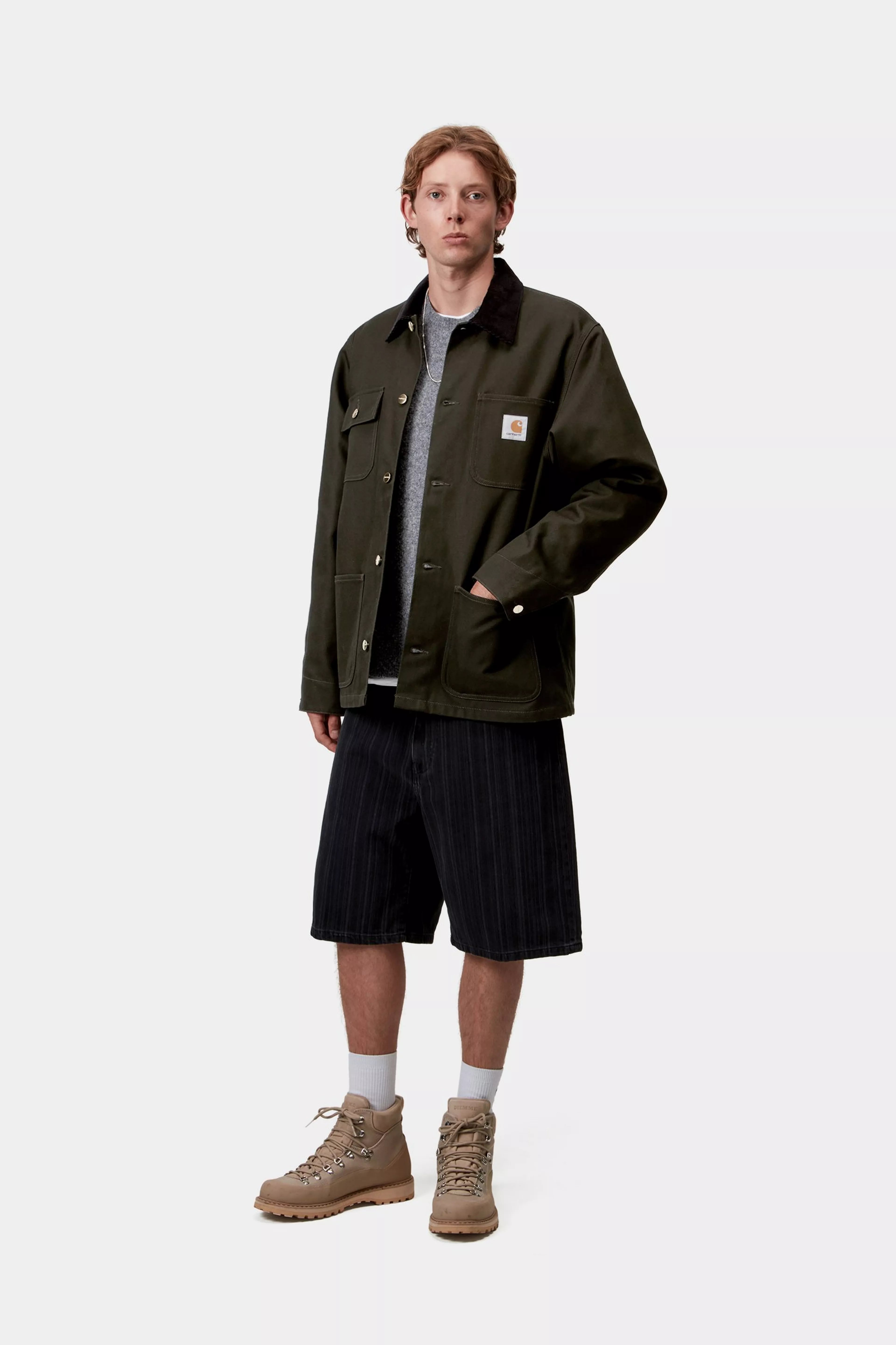 MICHIGAN COAT - Olive / Black (rigid)