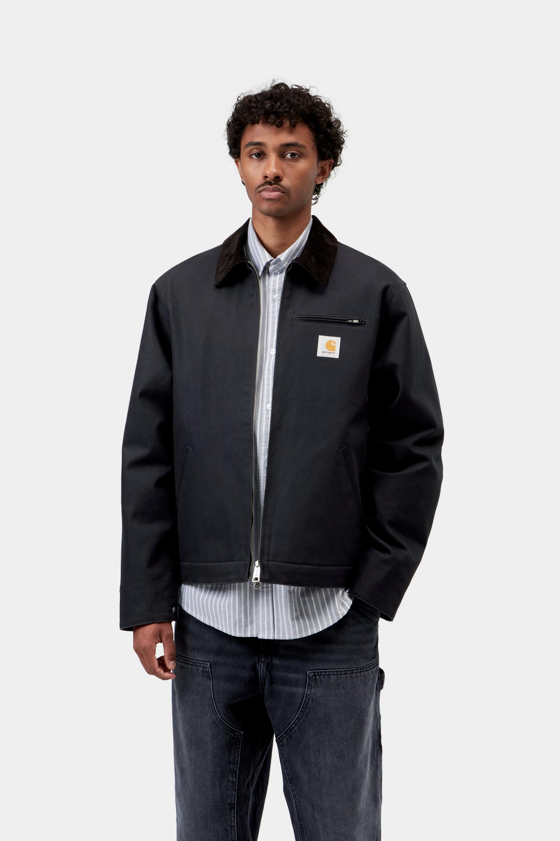 Detroit Jacket - Dark Navy / Black, Rigid