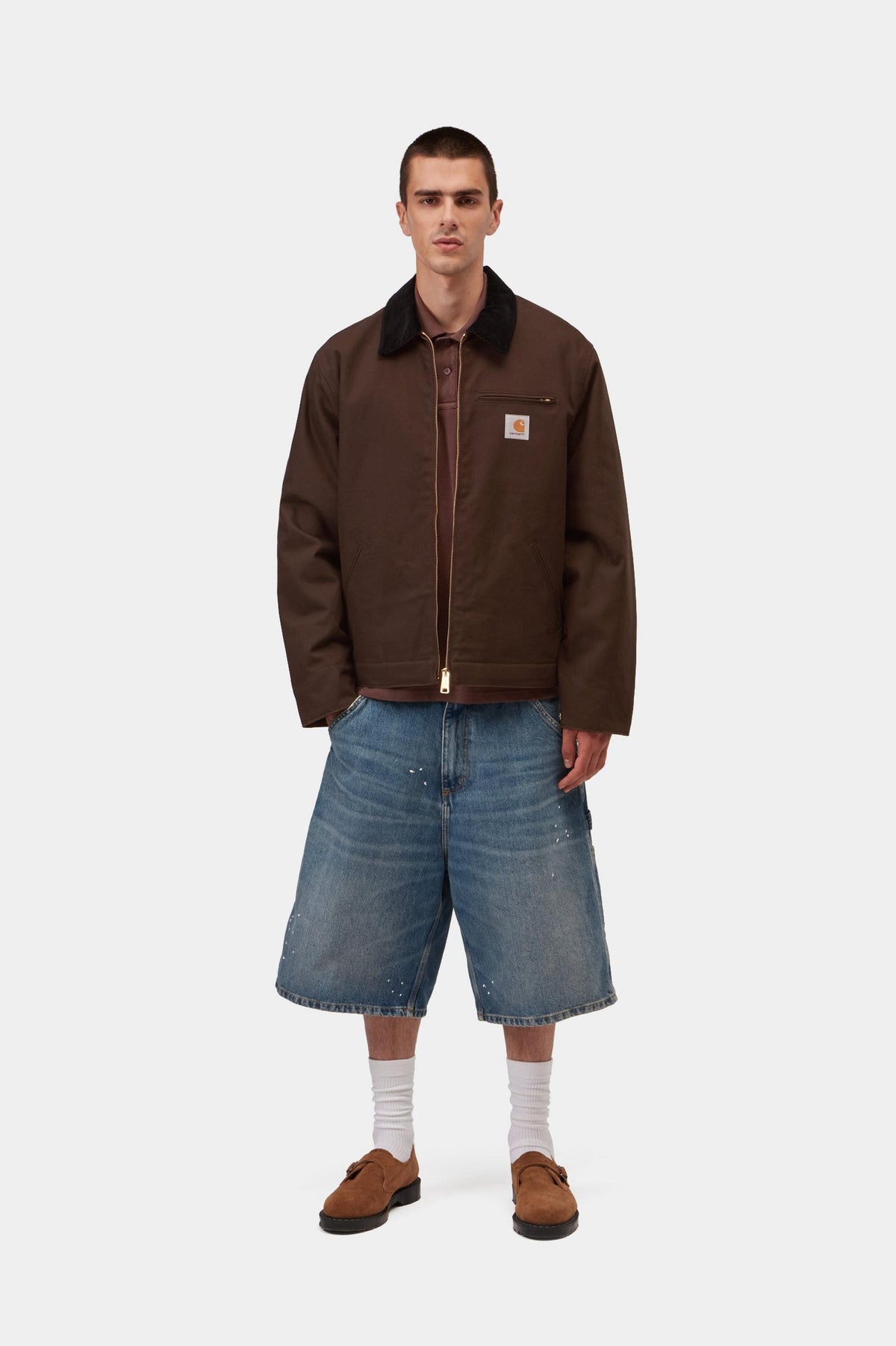 Detroit Jacket - Tobacco / Black, Rigid