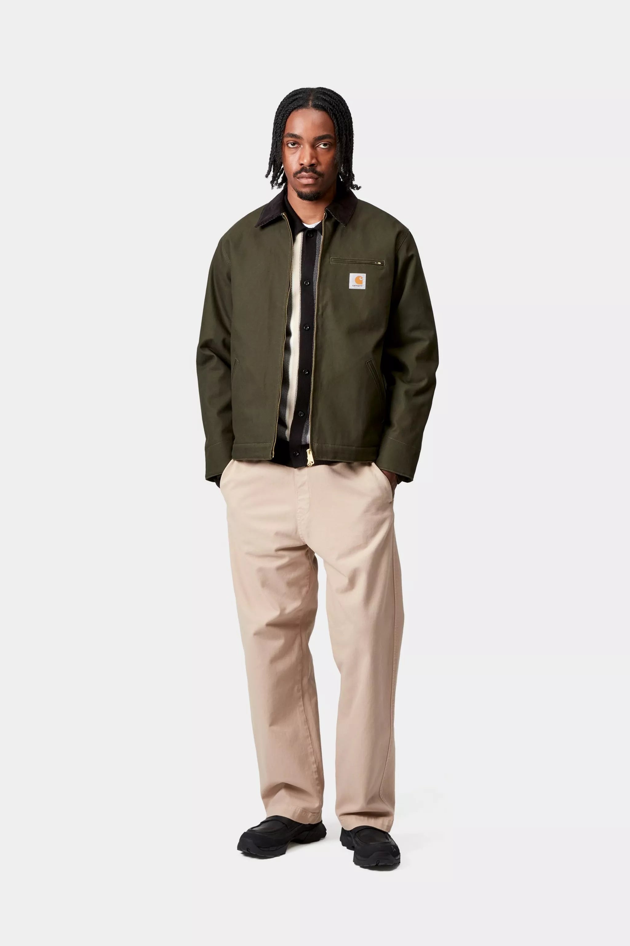 DETROIT JACKET - Olive / Black (rigid)